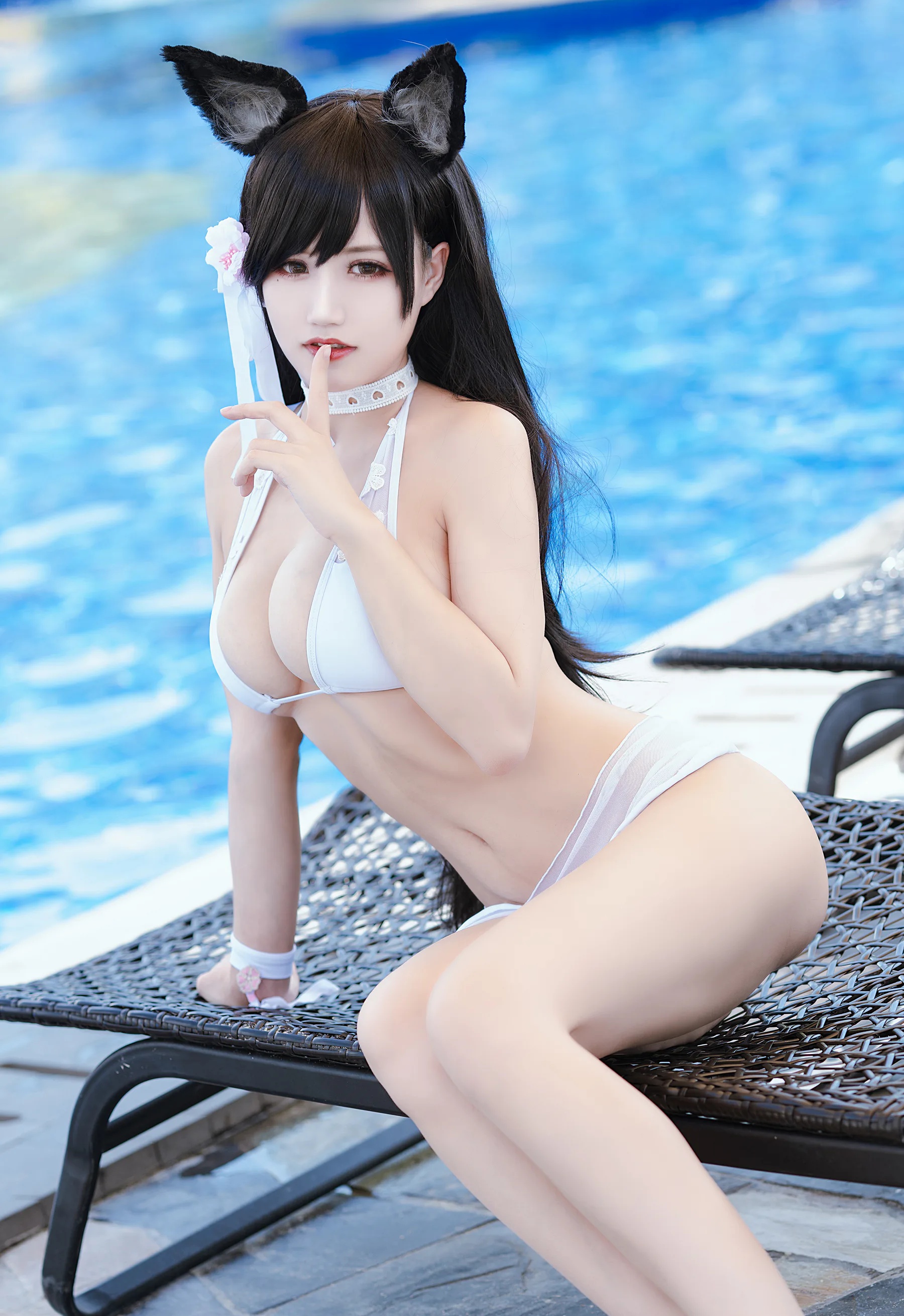 二次元博主_小仓千代w_No.010 7月舰长 爱宕泳装 主题写真 [22P]Xiuren秀人写真高清美女套图写真下载-看套图看套图