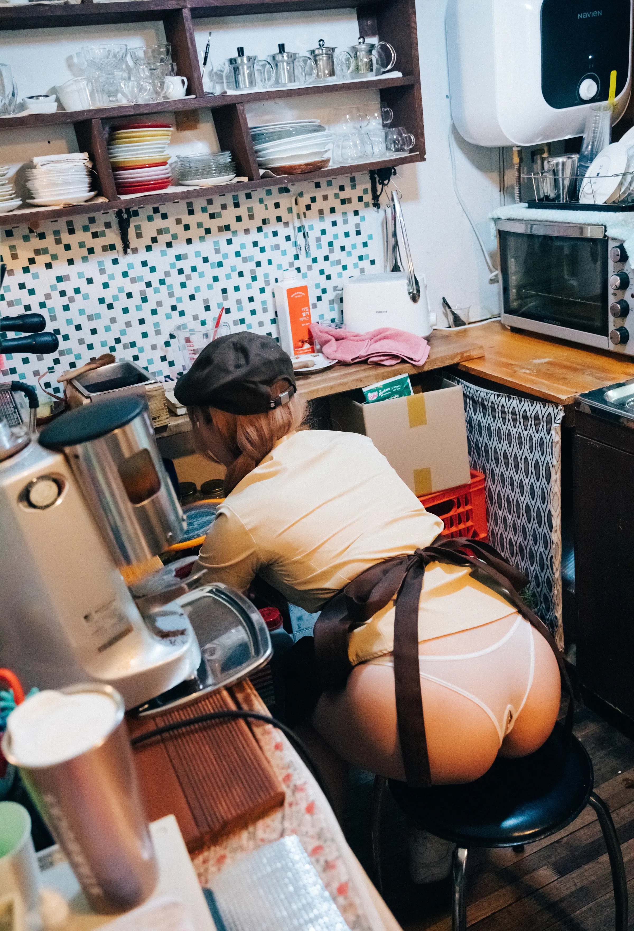 韩国写真机构_Loozy_No.050 &ndash; Mozzi (모찌) Cafe Mozzi [78P]Xiuren秀人写真高清美女套图写真下载-看套图看套图