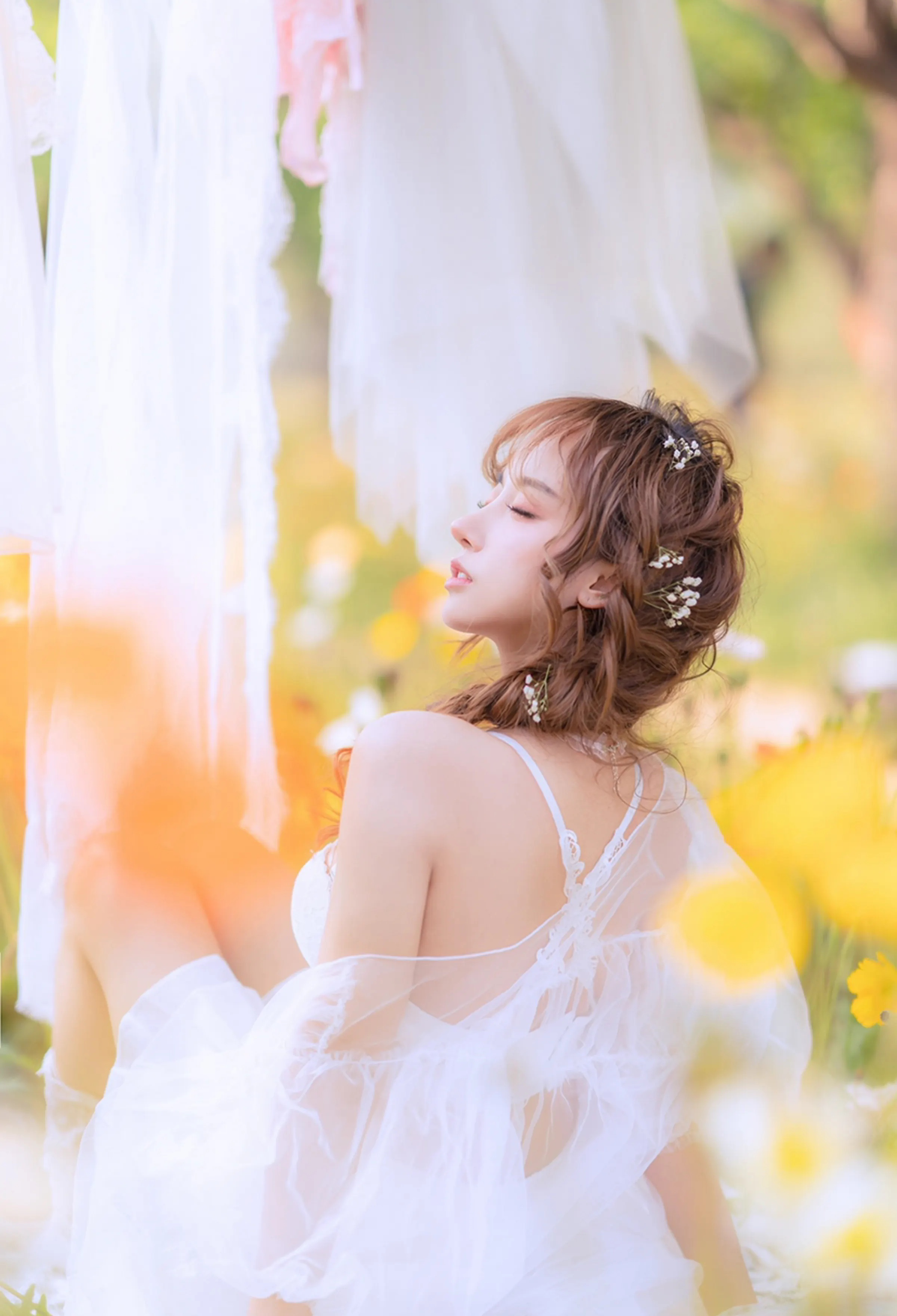 Coser美女_过期米线线喵_No.122 夏日限定 &ndash; 晒衣服 主题写真 [41P]Xiuren秀人写真高清美女套图写真下载-看套图看套图
