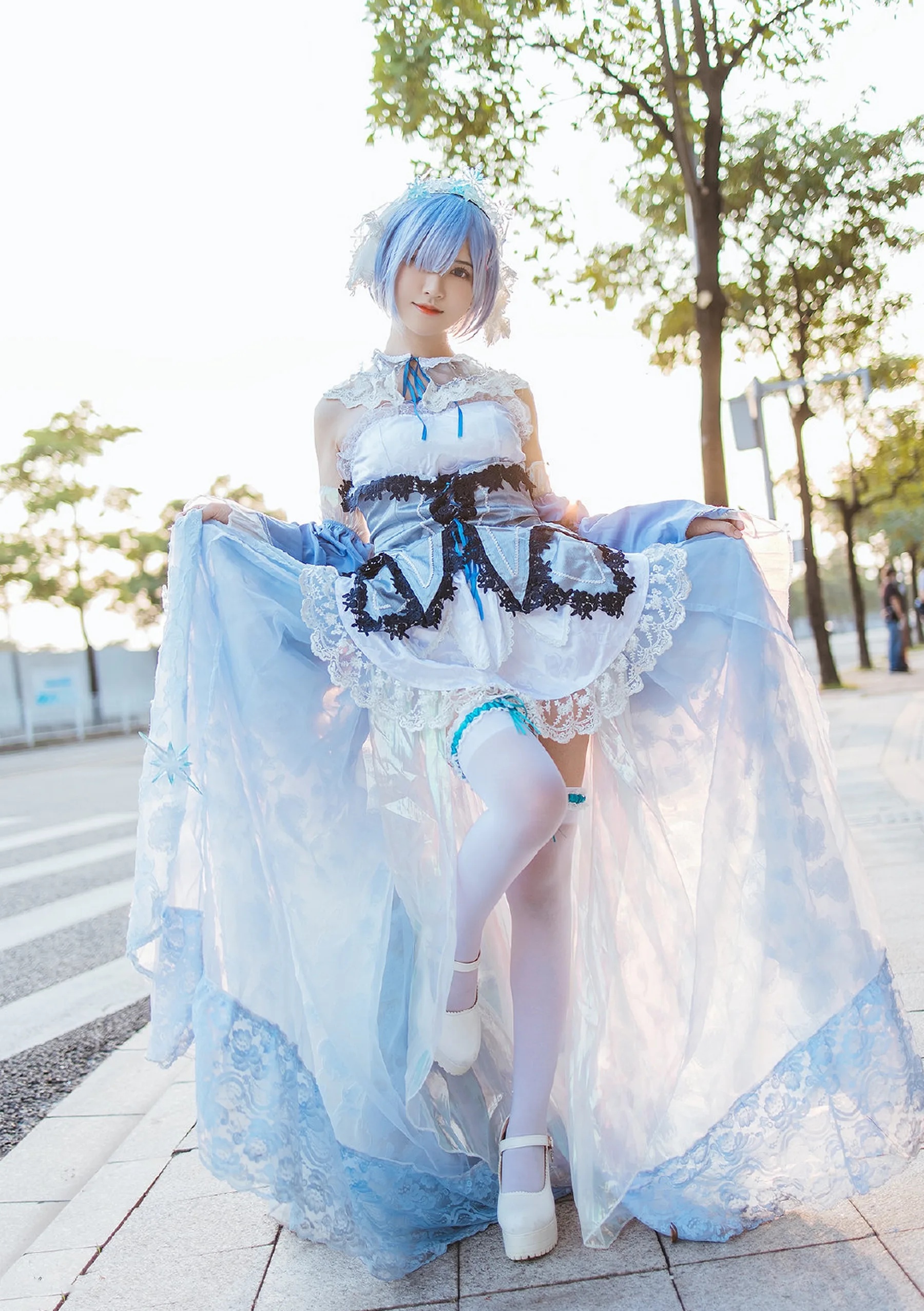 动漫博主_鳗鱼霏儿_No.094 夏日 主题写真 [22P]Xiuren秀人写真高清美女套图写真下载-看套图看套图