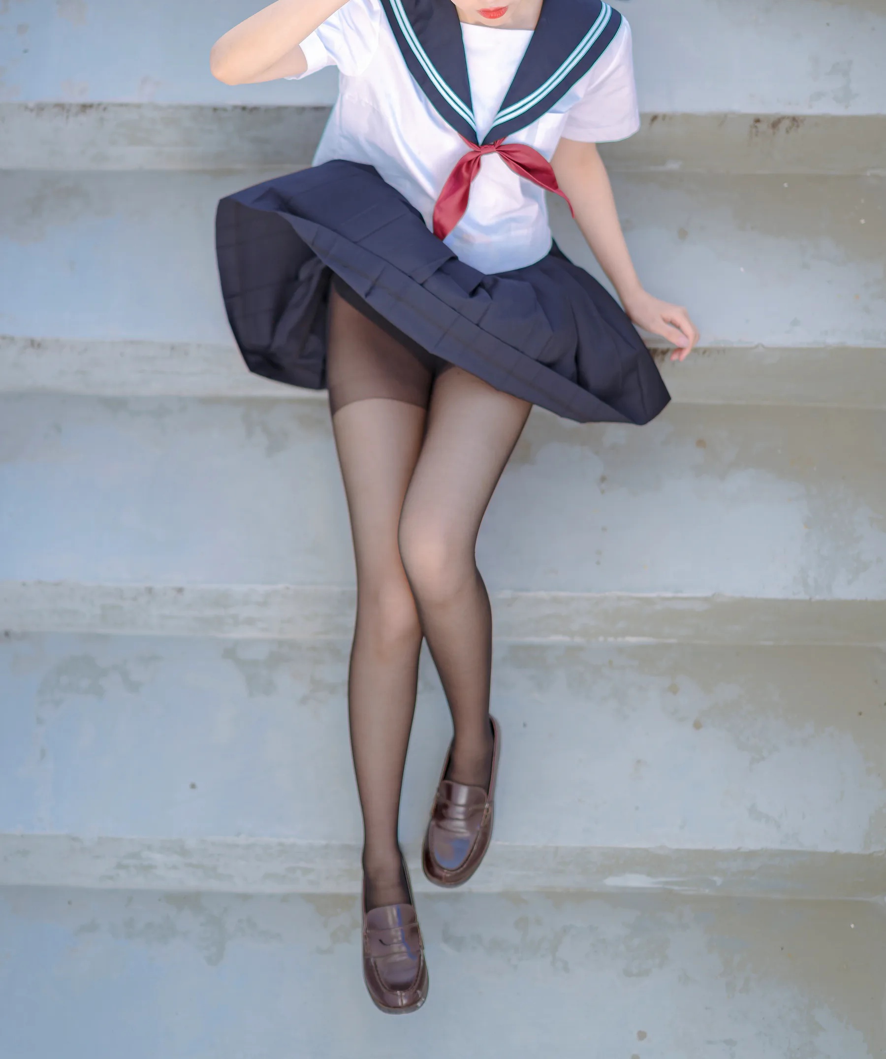 Coser美女_果咩酱w_No.019 &ndash; JK制服 主题写真 [30P]Xiuren秀人写真高清美女套图写真下载-看套图看套图