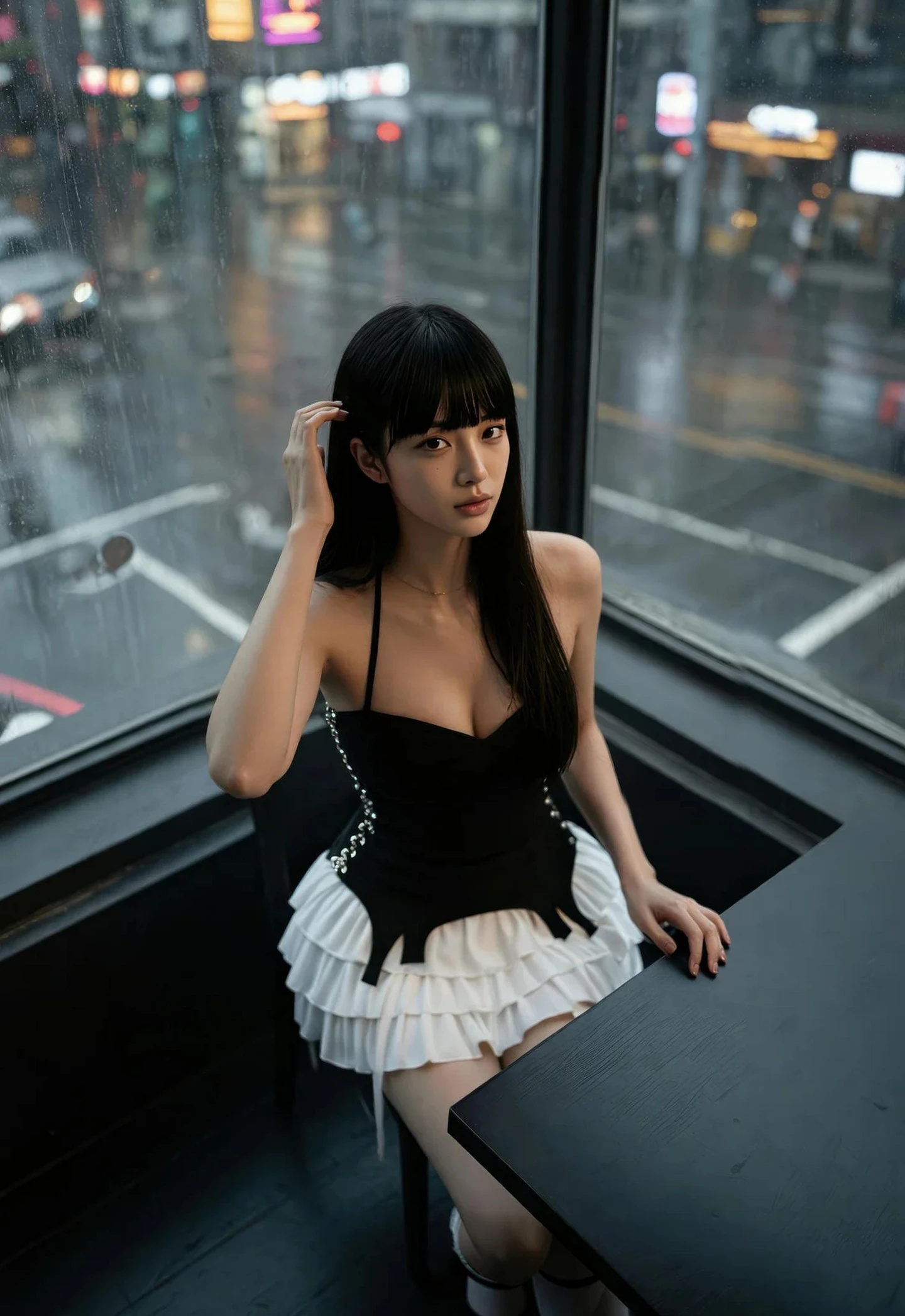 AIG美女_No.608_九歌lina_黑色情趣内衣 主题写真 [73+1P]Xiuren秀人写真高清美女套图写真下载-看套图看套图