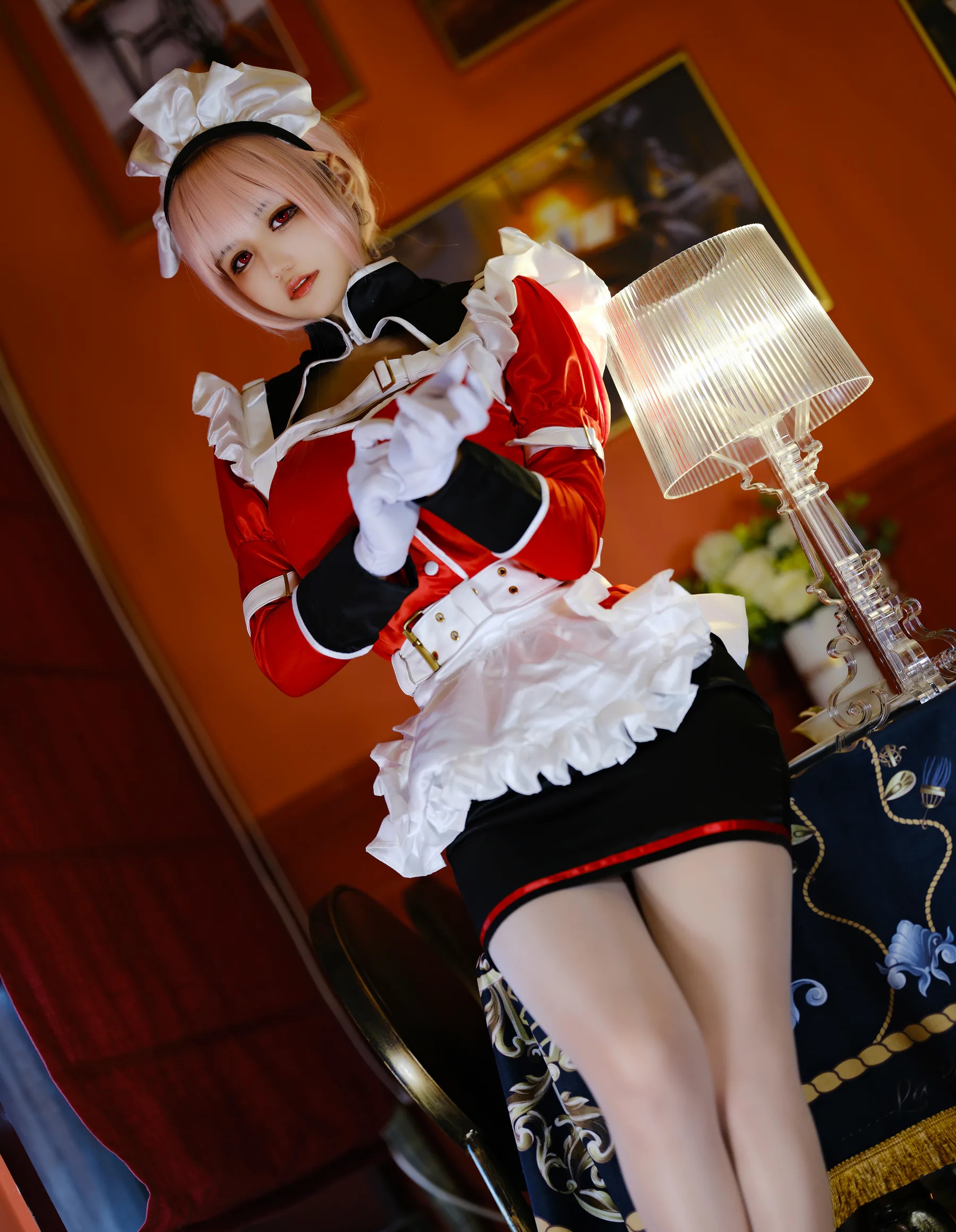 二次元博主_小仓千代w_No.038 南丁女仆 主题写真 [22P]Xiuren秀人写真高清美女套图写真下载-看套图看套图