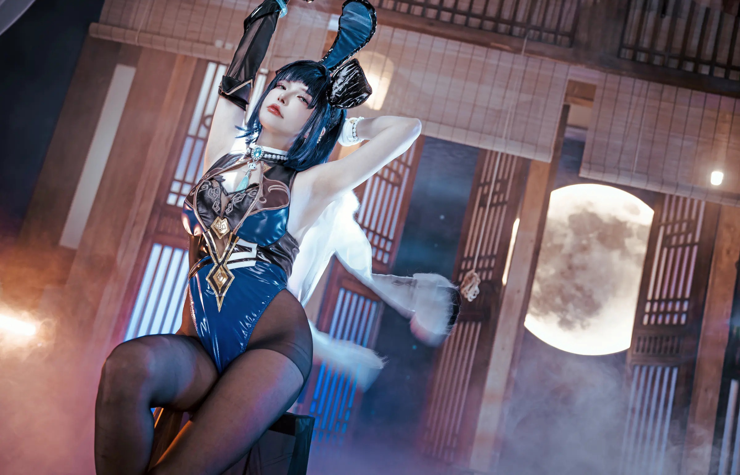 成熟御姐_秋和柯基_No.108 &ndash; 夜兰 兔女郎 主题写真 [92P]Xiuren秀人写真高清美女套图写真下载-看套图看套图