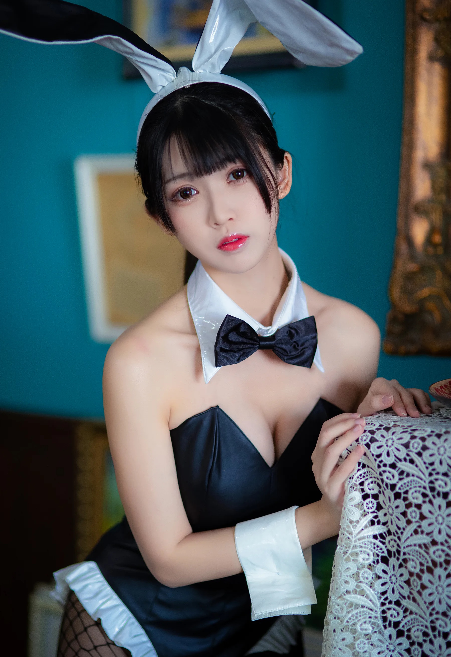 动漫博主_鳗鱼霏儿_No.015 加藤惠 兔女郎 主题写真 [25P]Xiuren秀人写真高清美女套图写真下载-看套图看套图