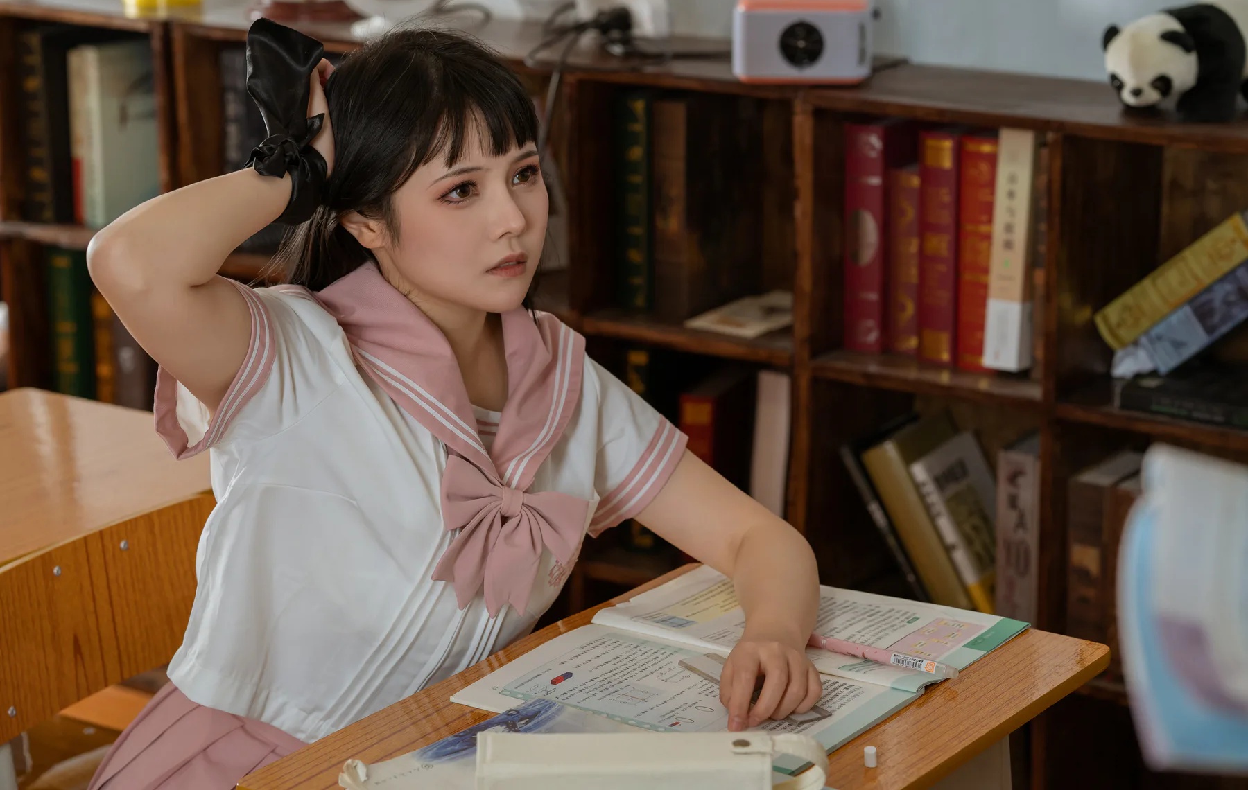 Coser美女_七月喵子_No.042 &ndash; &奈汐酱nice 放学后的补习 [72P]Xiuren秀人写真高清美女套图写真下载-看套图看套图