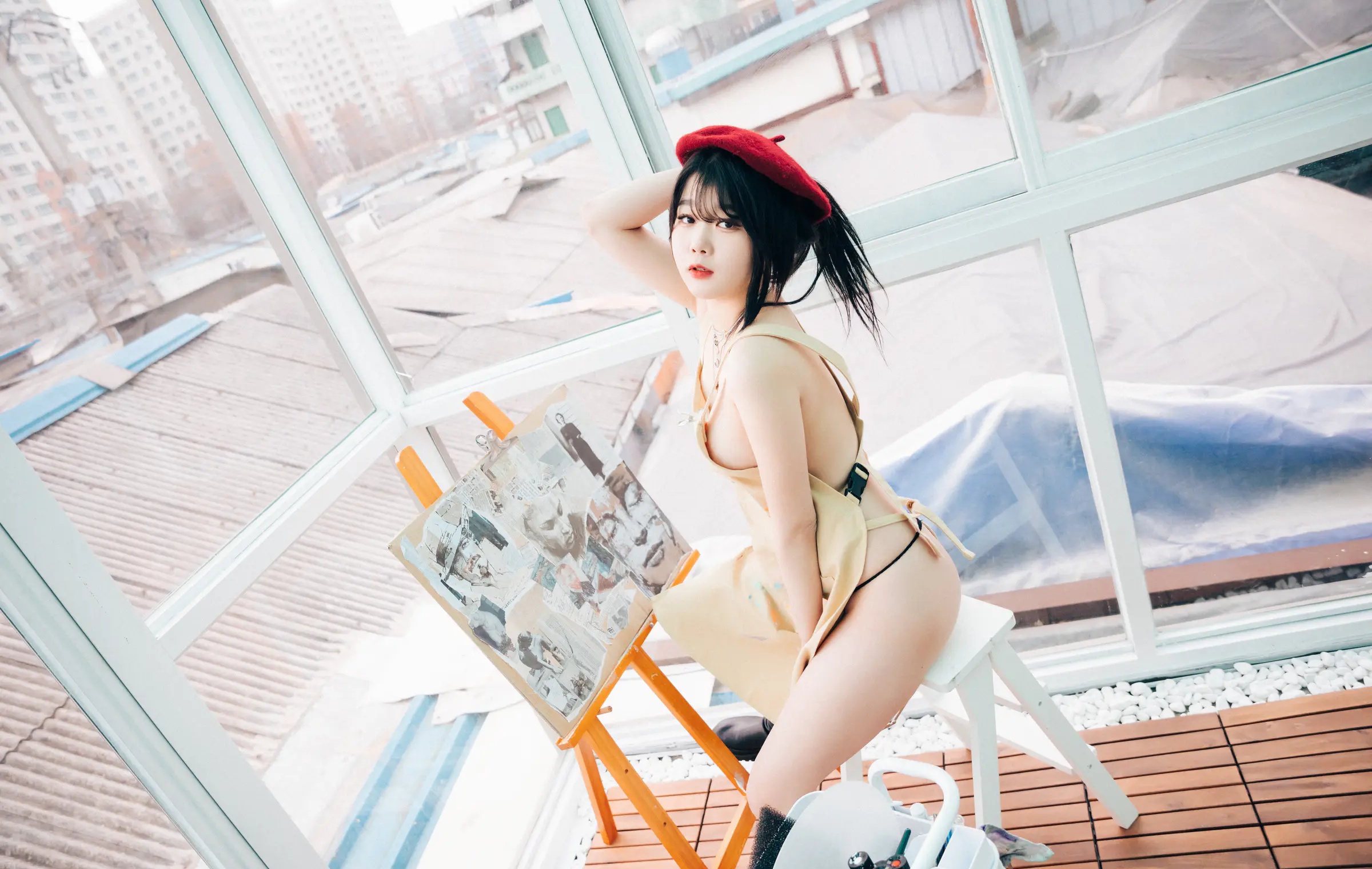 韩国写真机构_Loozy_No.097 &ndash; Zia (지아) No Nipple Patch [36P]Xiuren秀人写真高清美女套图写真下载-看套图看套图