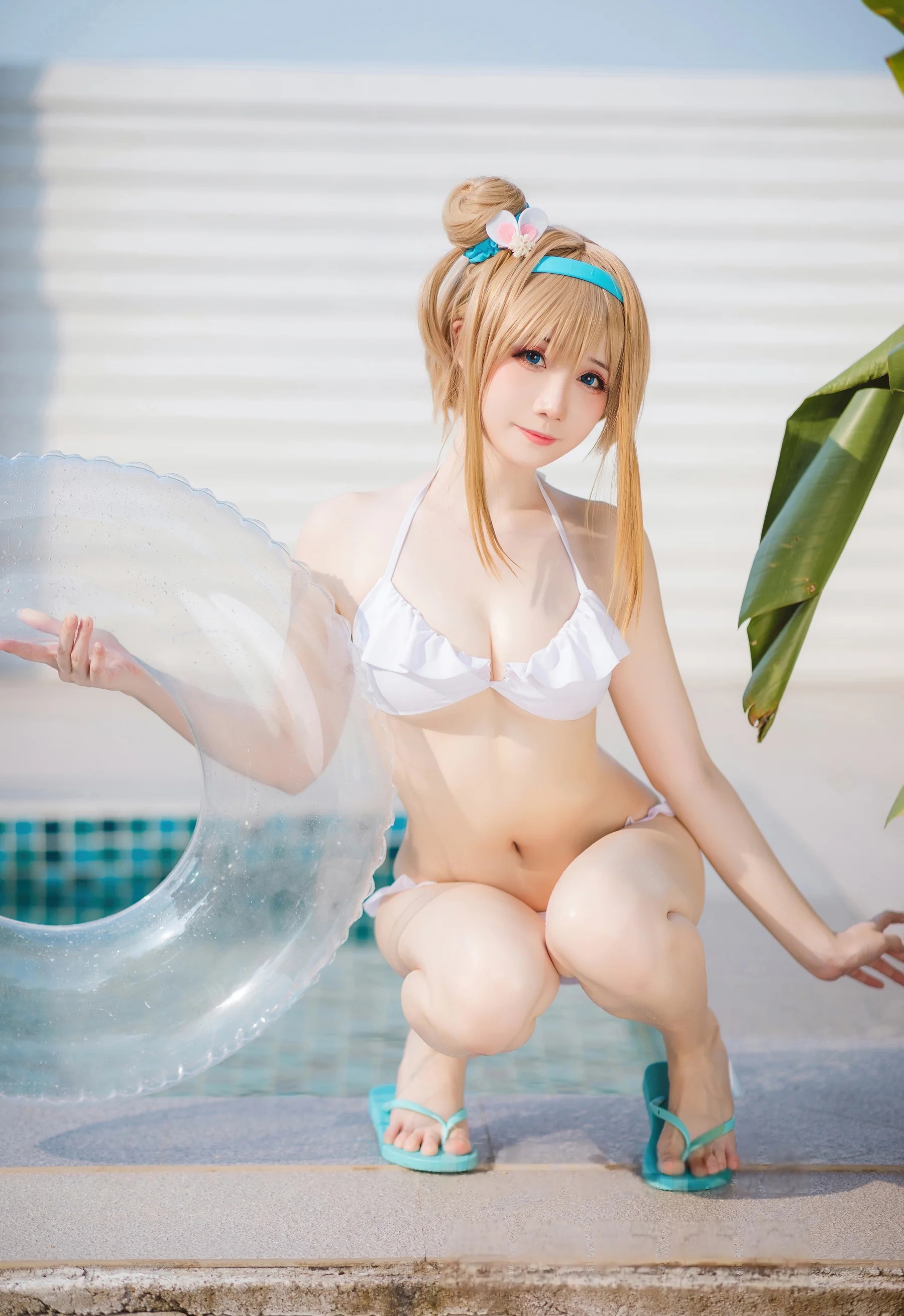 Coser美女_焖焖碳_No.037 &ndash; 少女前线 索米 泳装 主题写真 [46P]-看套图