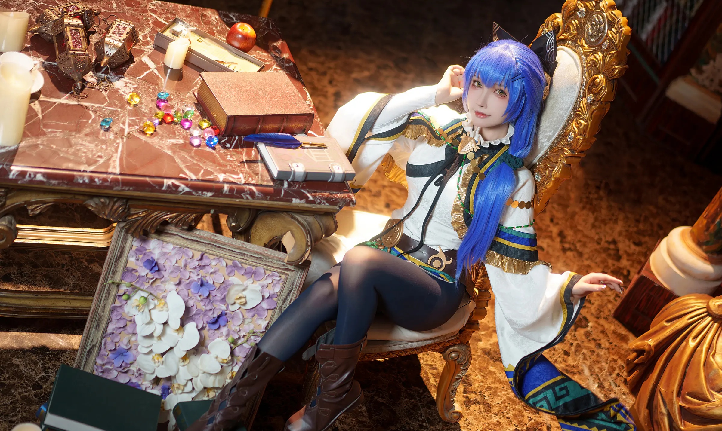 Coser美女_一千只猫薄禾_No.014 &ndash; 魔女 安洁 主题写真 [18P]Xiuren秀人写真高清美女套图写真下载-看套图看套图