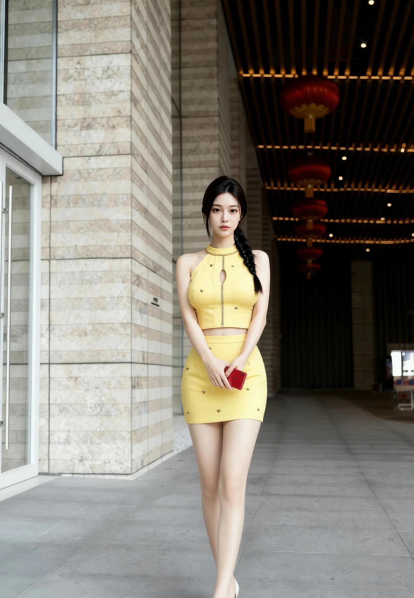 AIG美女_No.631_熙蕾学姐_黄色套装 主题写真 [66+1P]Xiuren秀人写真高清美女套图写真下载-看套图看套图