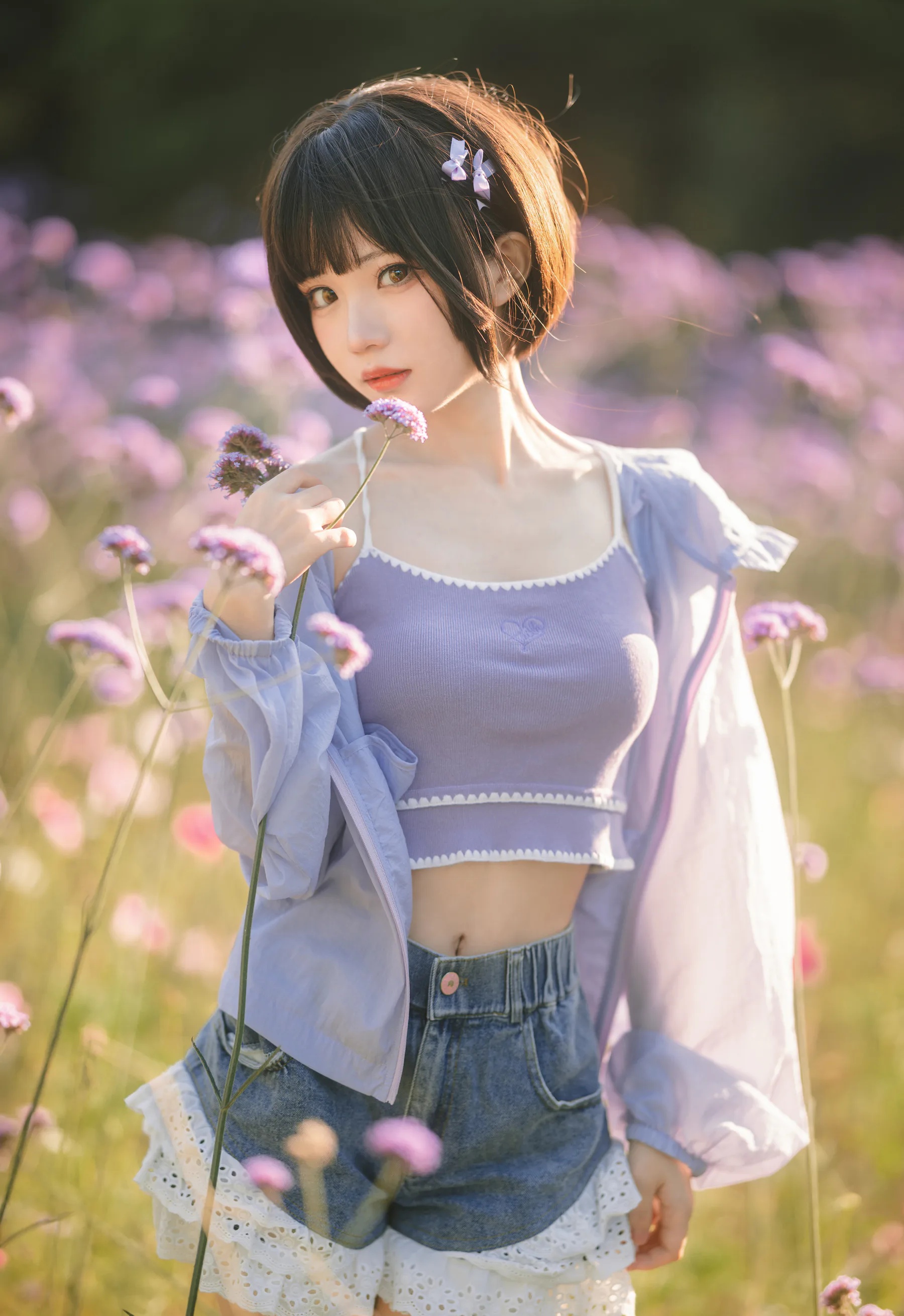 动漫博主_花柒hana_No.029 &ndash; 马鞭草 主题写真 [15P]-看套图