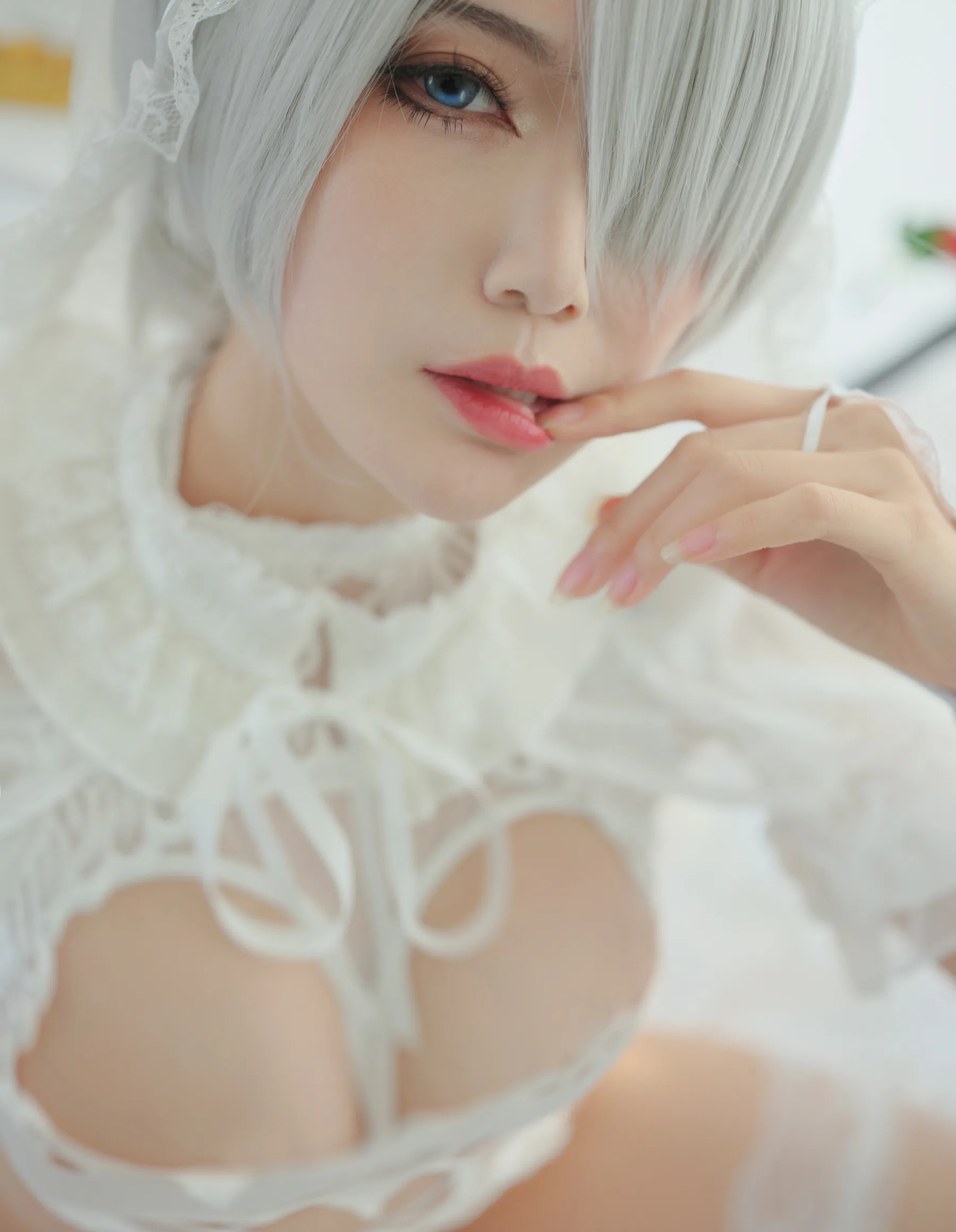 二次元博主_一米八的大梨子_No.018 2B 主题写真 [24P]Xiuren秀人写真高清美女套图写真下载-看套图看套图