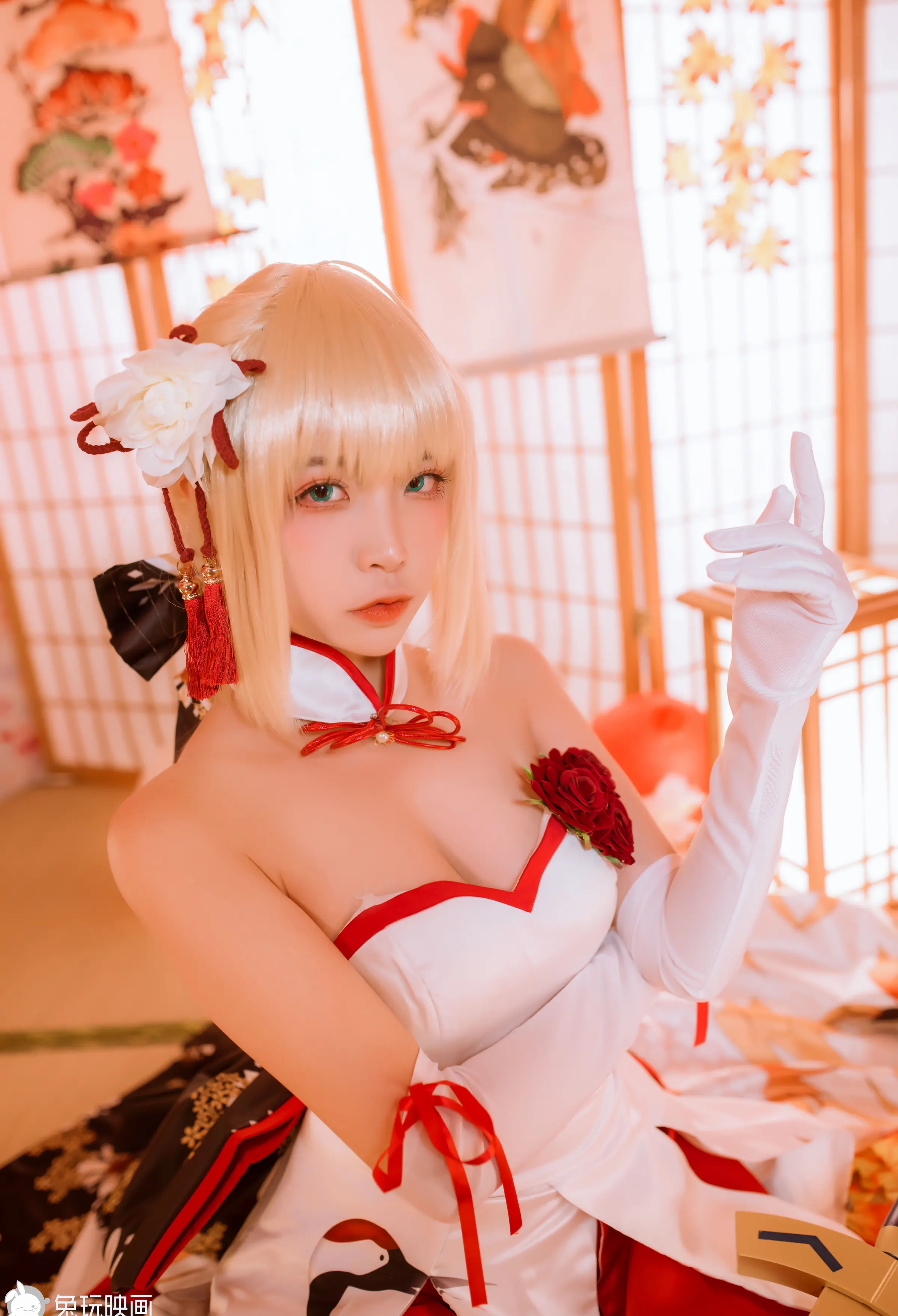 Coser美女_二佐nisa_No.126 &ndash; Saber 主题写真 [19P]Xiuren秀人写真高清美女套图写真下载-看套图看套图