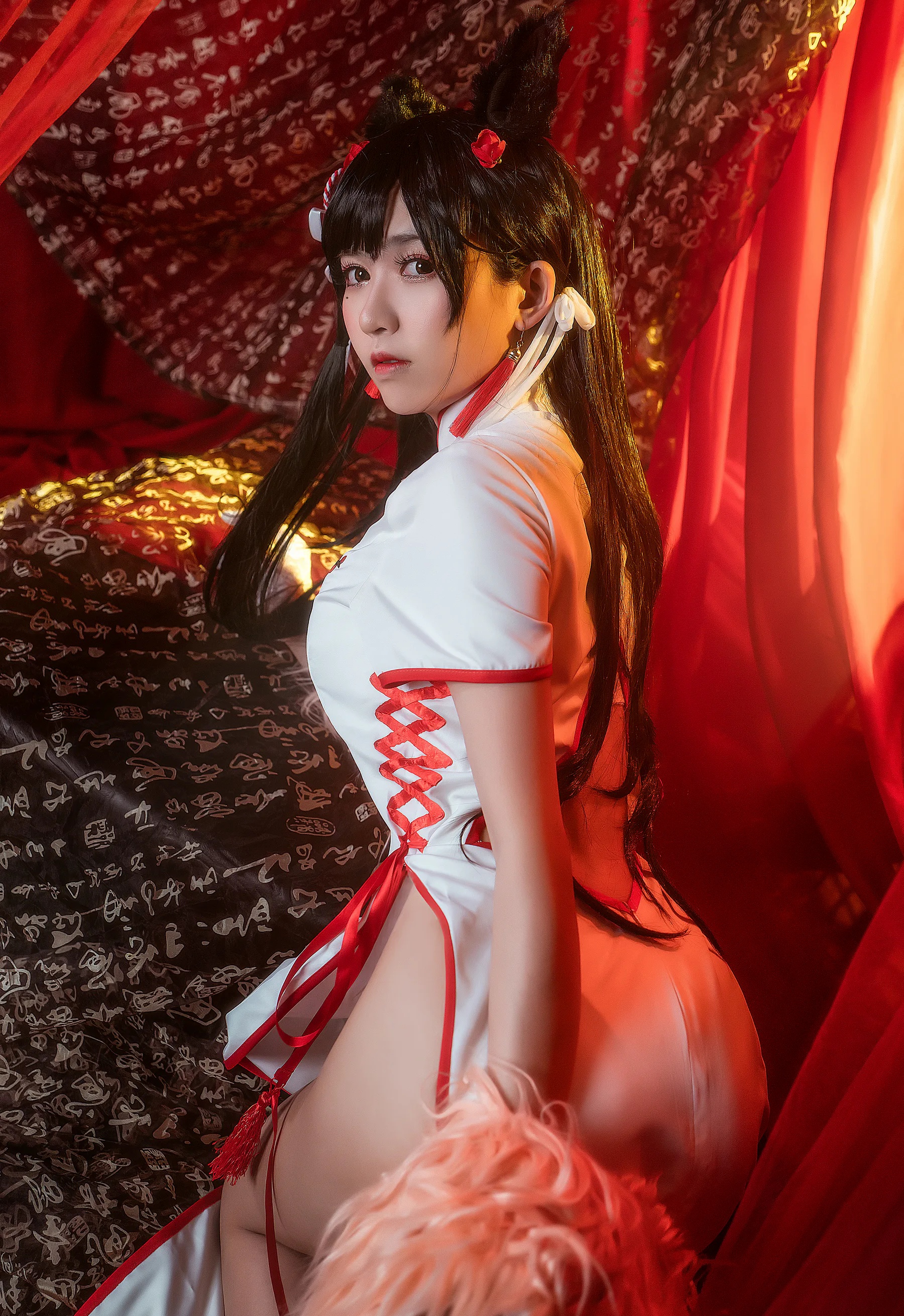 动漫博主_鳗鱼霏儿_No.040 碧蓝航线 旗袍 主题写真 [14P]Xiuren秀人写真高清美女套图写真下载-看套图看套图
