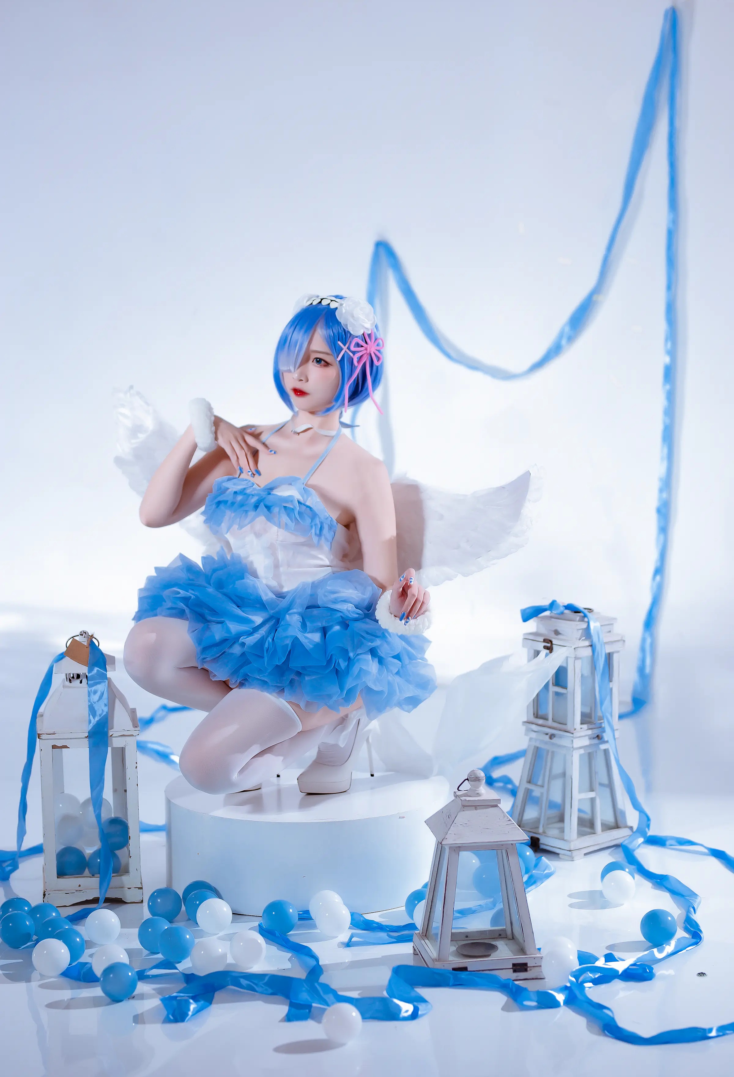 Coser美女_二佐nisa_No.124 &ndash; 蕾姆天使 主题写真 [15P]Xiuren秀人写真高清美女套图写真下载-看套图看套图