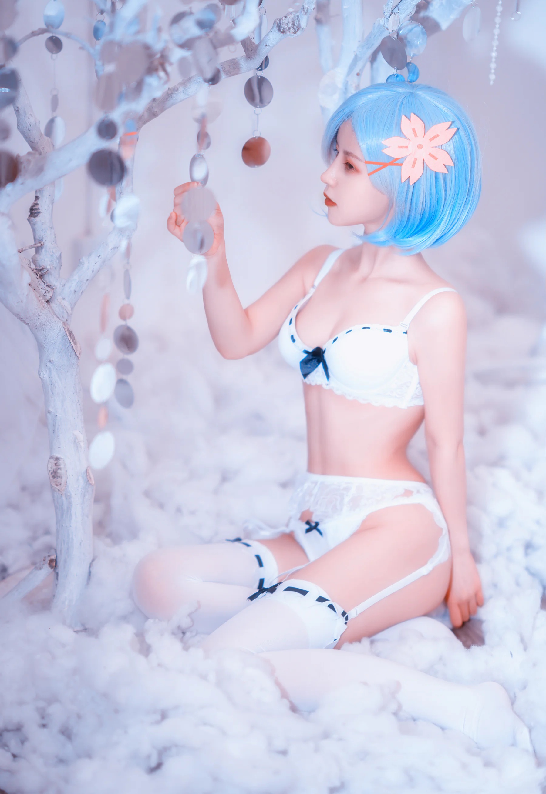 Coser美女_晕崽Zz_No.001 &ndash; 蕾姆 主题写真 [30P]-看套图