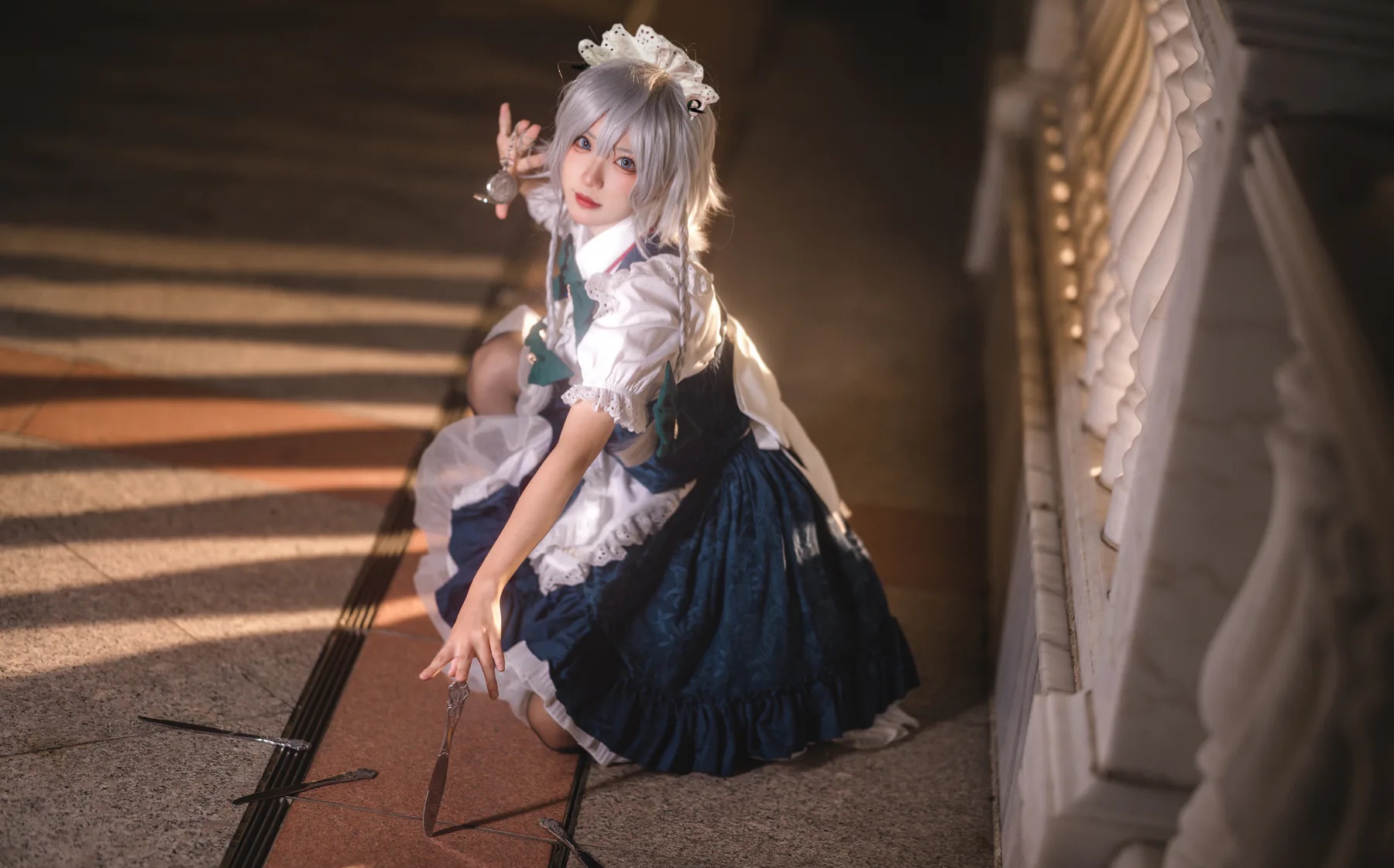 动漫博主_花柒hana_No.025 &ndash; 星雨咲夜女仆 主题写真 [9P]Xiuren秀人写真高清美女套图写真下载-看套图看套图