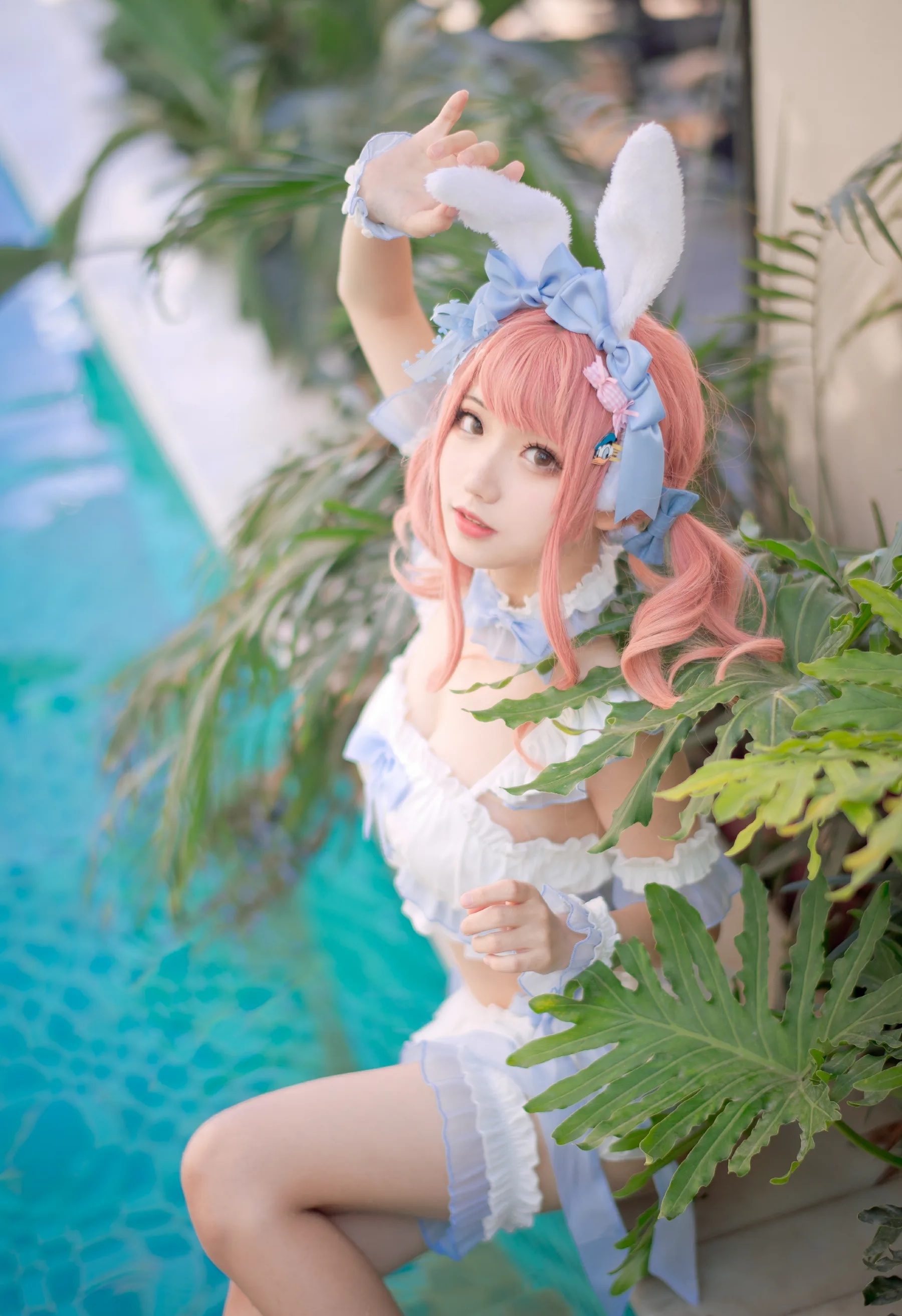 动漫博主_花柒hana_No.004 &ndash; 夏日甜芯泳装 主题写真 [37P]Xiuren秀人写真高清美女套图写真下载-看套图看套图