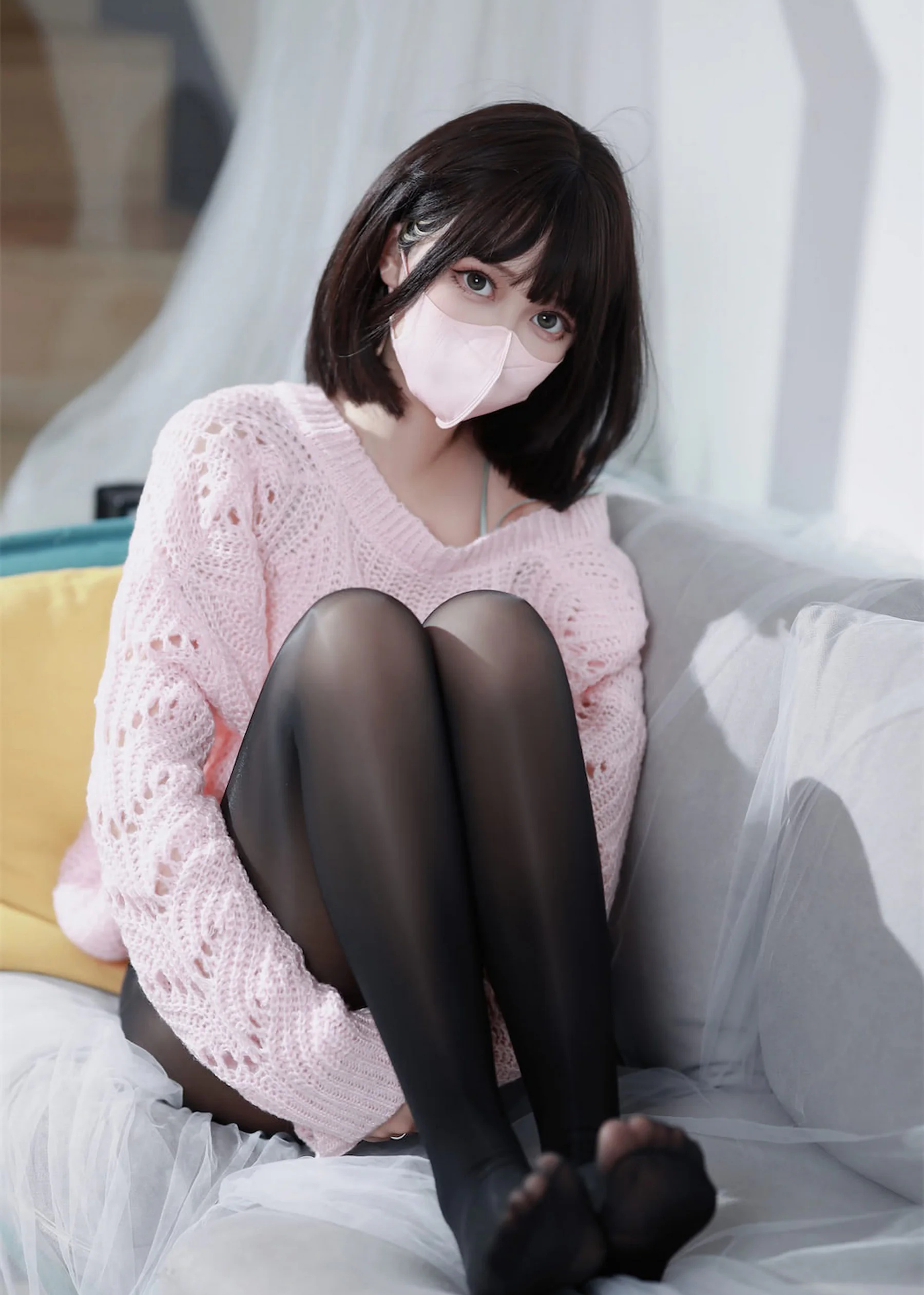 Coser美女_洛桑w伊梓_No.008 &ndash; 升玖老师毛衣 主题写真 [40P]-看套图