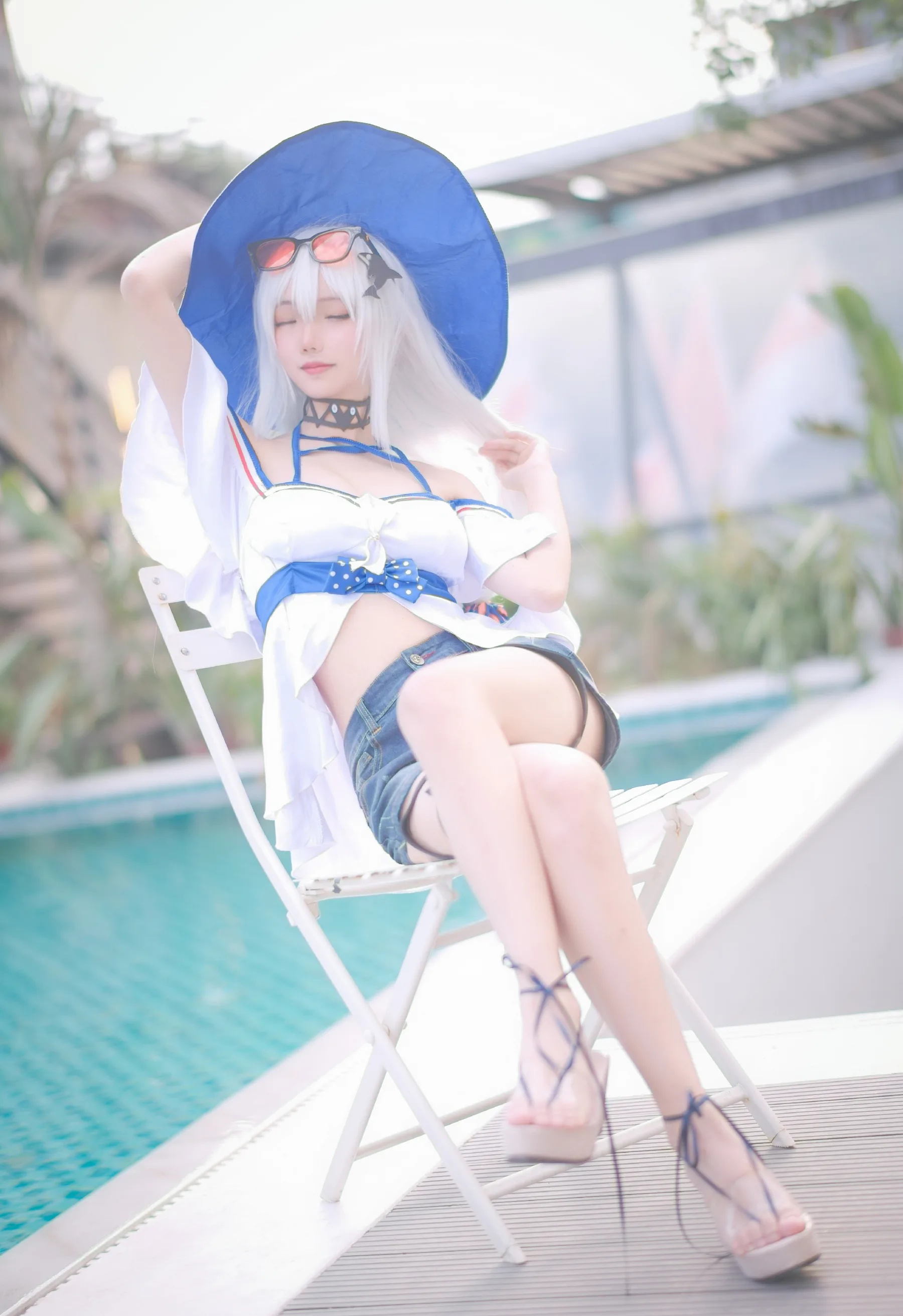 动漫博主_花柒hana_No.023 &ndash; 斯卡蒂泳装 主题写真 [17P]Xiuren秀人写真高清美女套图写真下载-看套图看套图