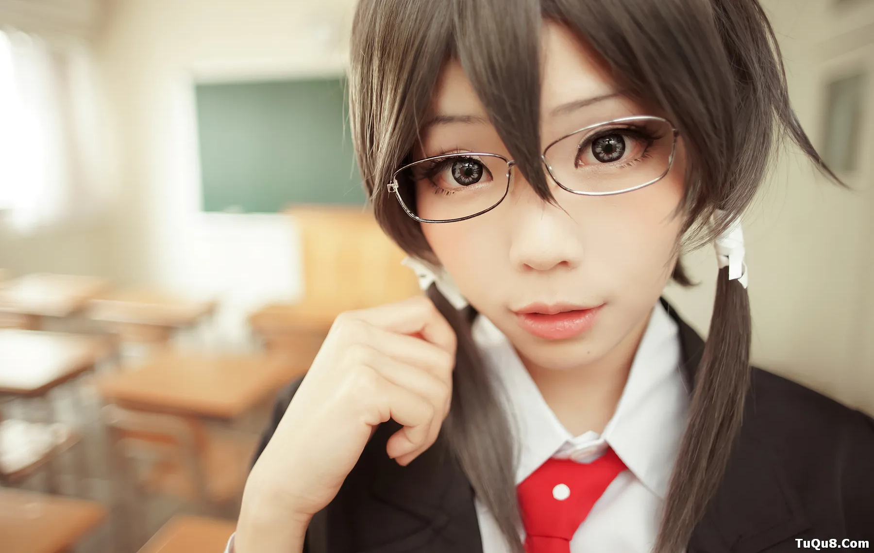 Coser妹子_ElyEE子_No.042 JK 主题写真 [46P]Xiuren秀人写真高清美女套图写真下载-看套图看套图