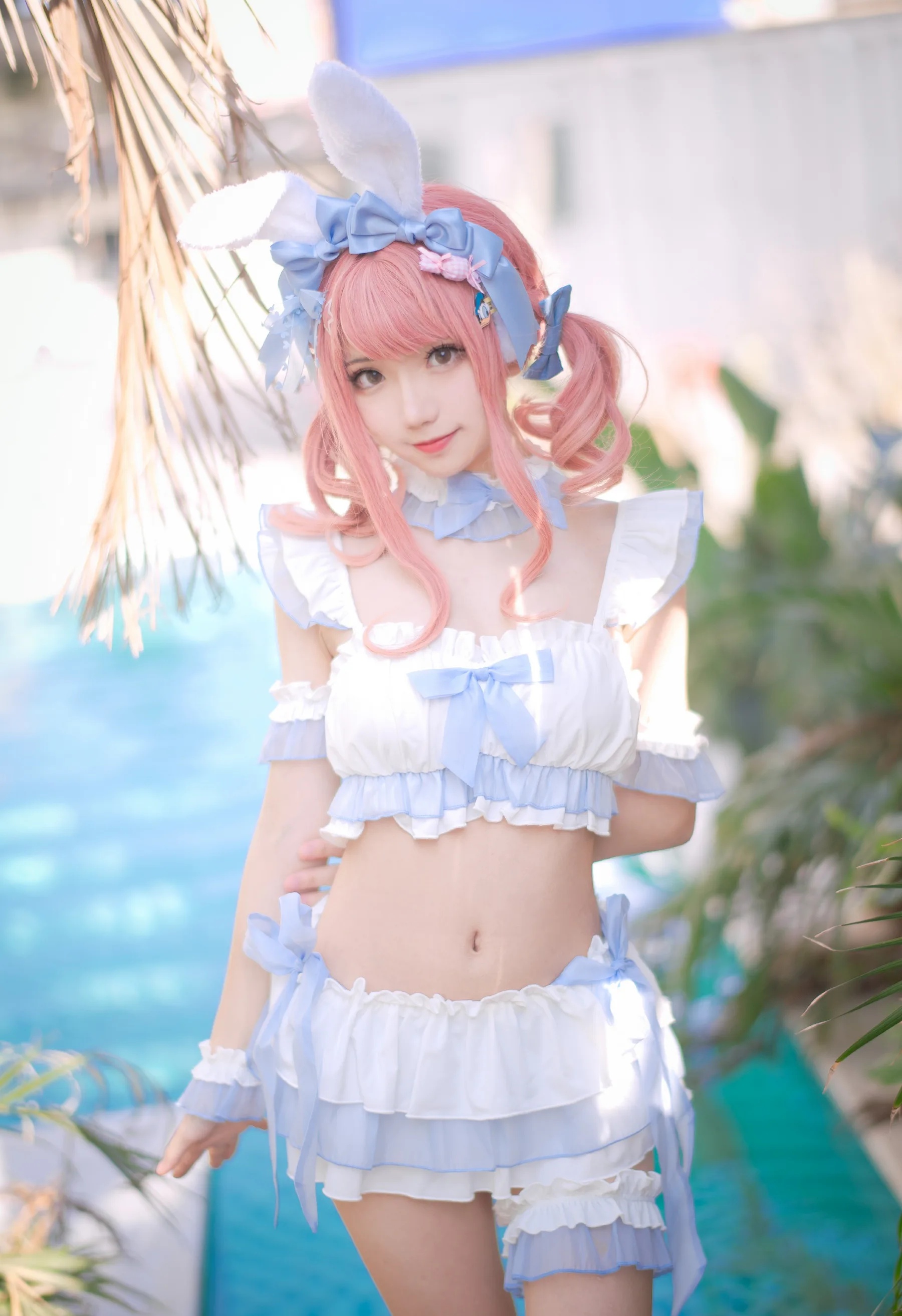 动漫博主_花柒hana_No.004 &ndash; 夏日甜芯泳装 主题写真 [37P]Xiuren秀人写真高清美女套图写真下载-看套图看套图