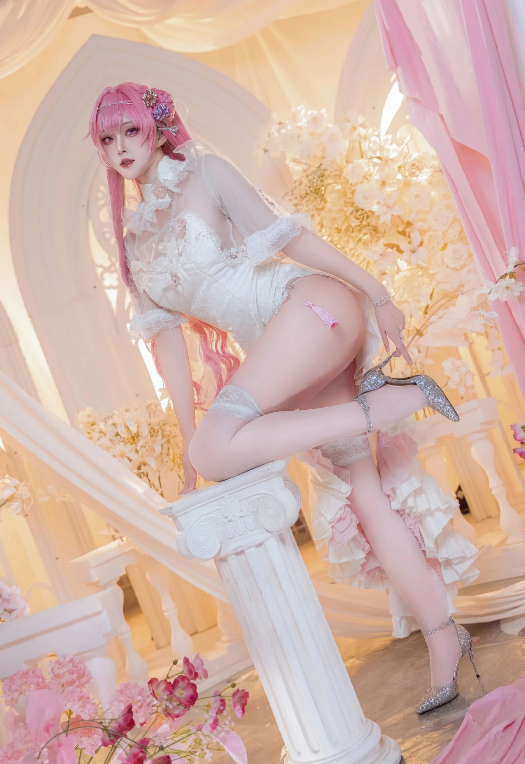 网络美女_Natsuko夏夏子_No.106 NIKKE 桃乐丝旗袍 [78P]Xiuren秀人写真高清美女套图写真下载-看套图看套图