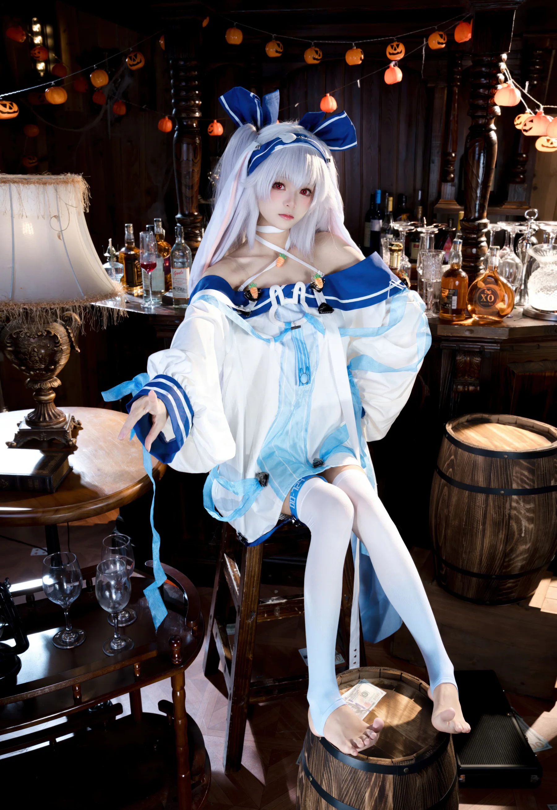 人气Coser美女_九柒喵_No.036 碧蓝你好像 拉菲ll 主题写真 [46P]Xiuren秀人写真高清美女套图写真下载-看套图看套图