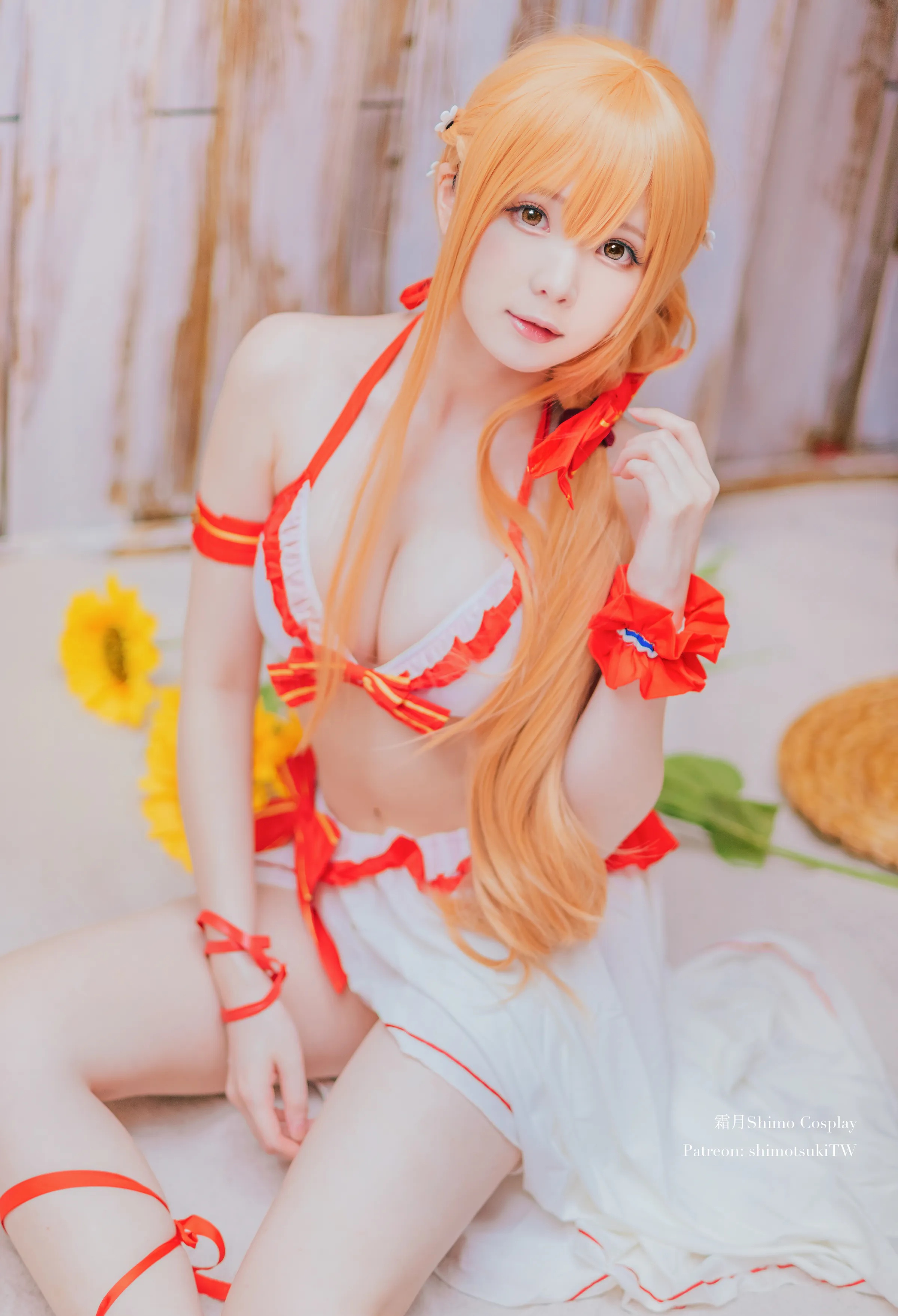 Coser美女_霜月shimo_No.098 &ndash; 亚丝娜泳装 主题写真 [17P]Xiuren秀人写真高清美女套图写真下载-看套图看套图