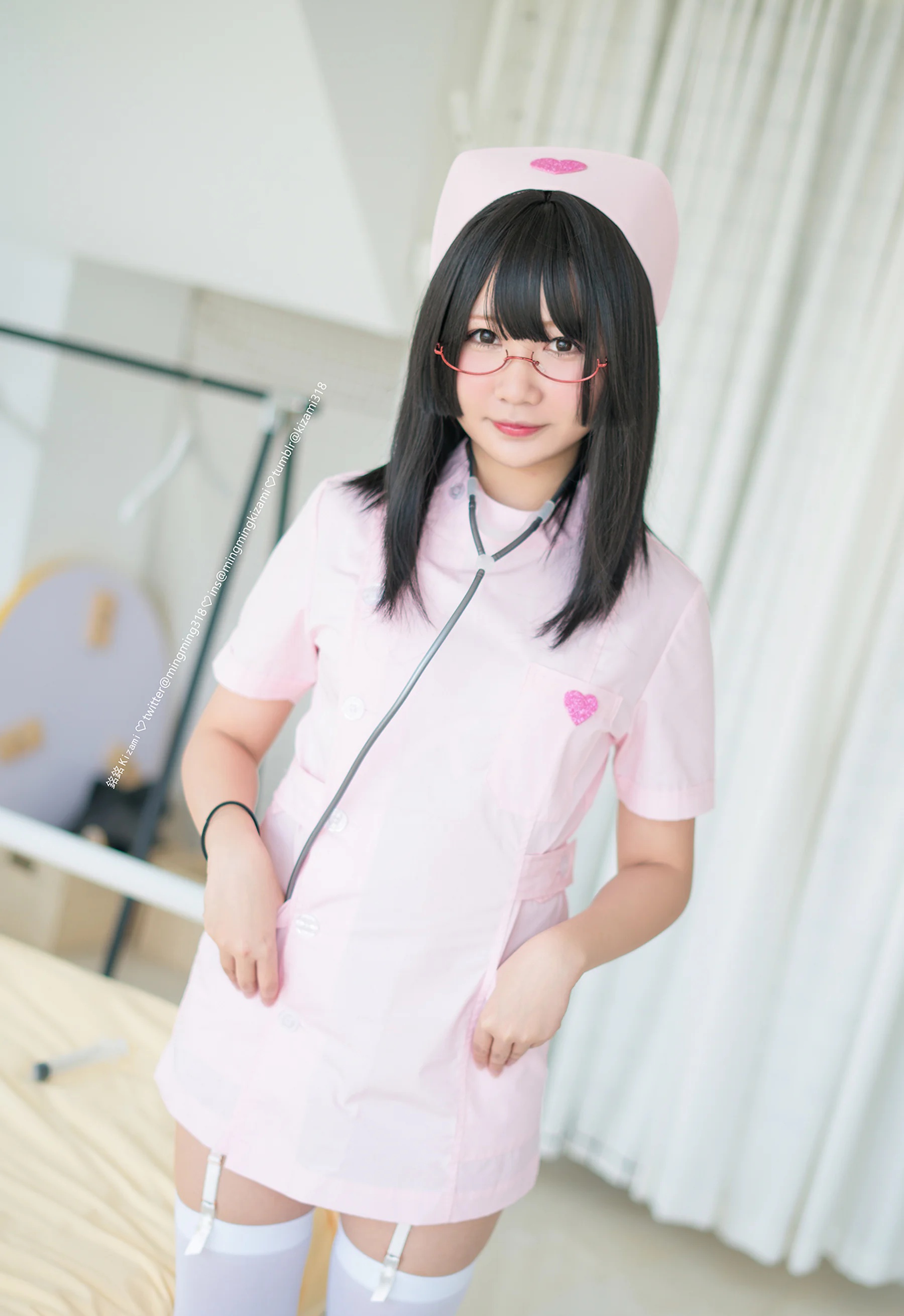 动漫博主_铭铭Kizami_No.031 &ndash; 粉红护士 主题写真 [155P]-看套图