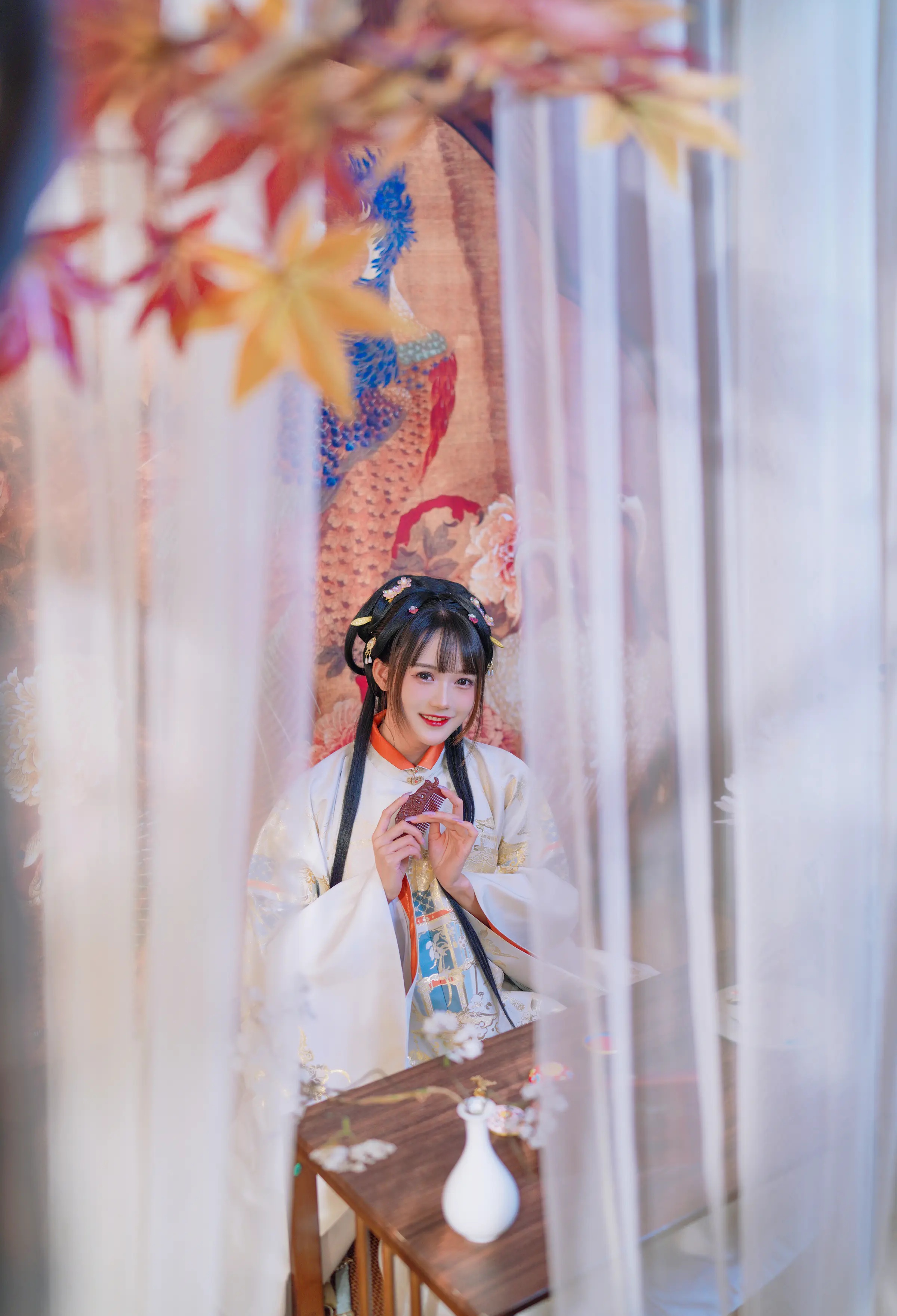 颜值博主_兔子Zzz不吃胡萝卜_No.136 &ndash; 小轩窗，正梳妆 [38P]Xiuren秀人写真高清美女套图写真下载-看套图看套图