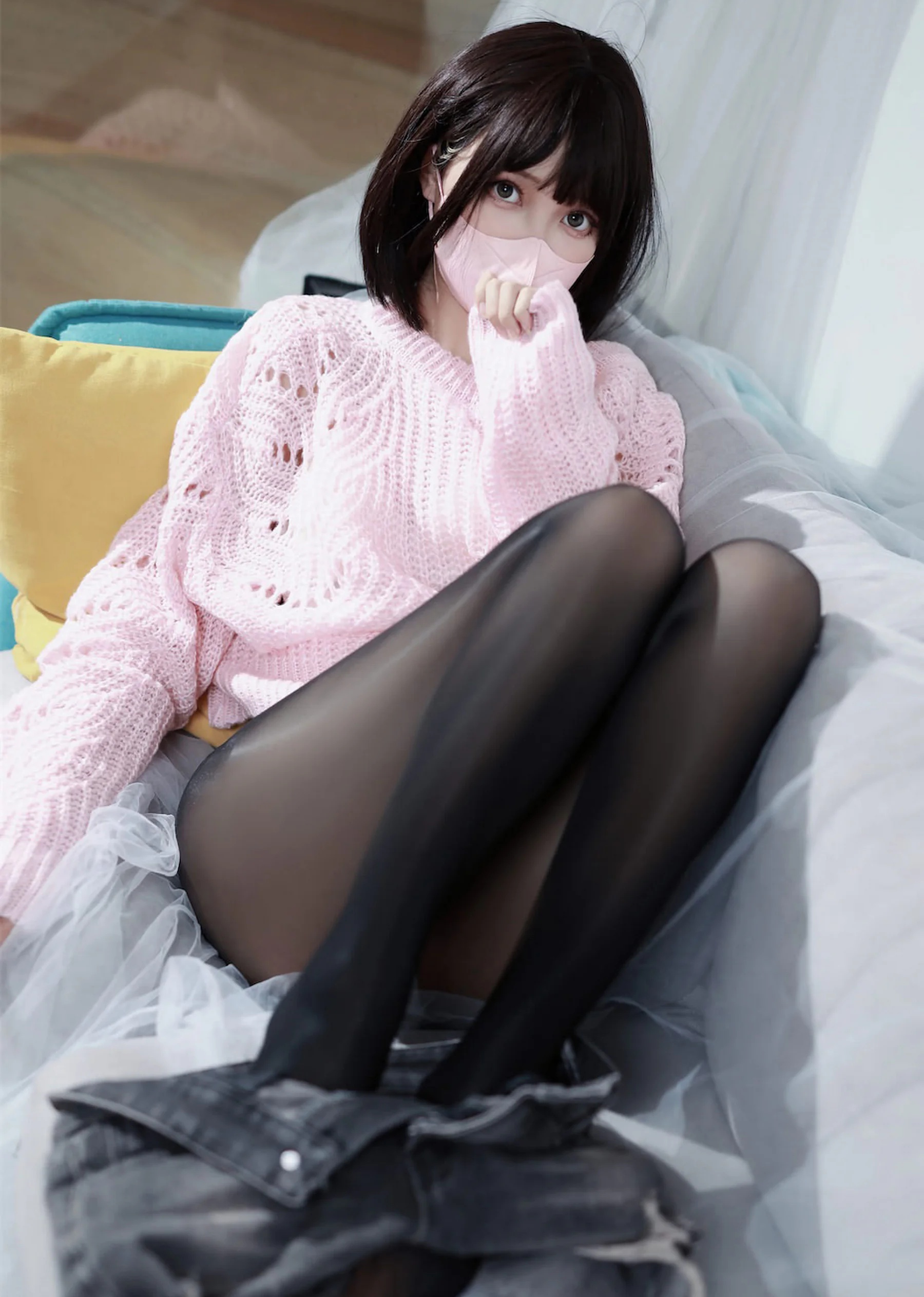 Coser美女_洛桑w伊梓_No.008 &ndash; 升玖老师毛衣 主题写真 [40P]-看套图