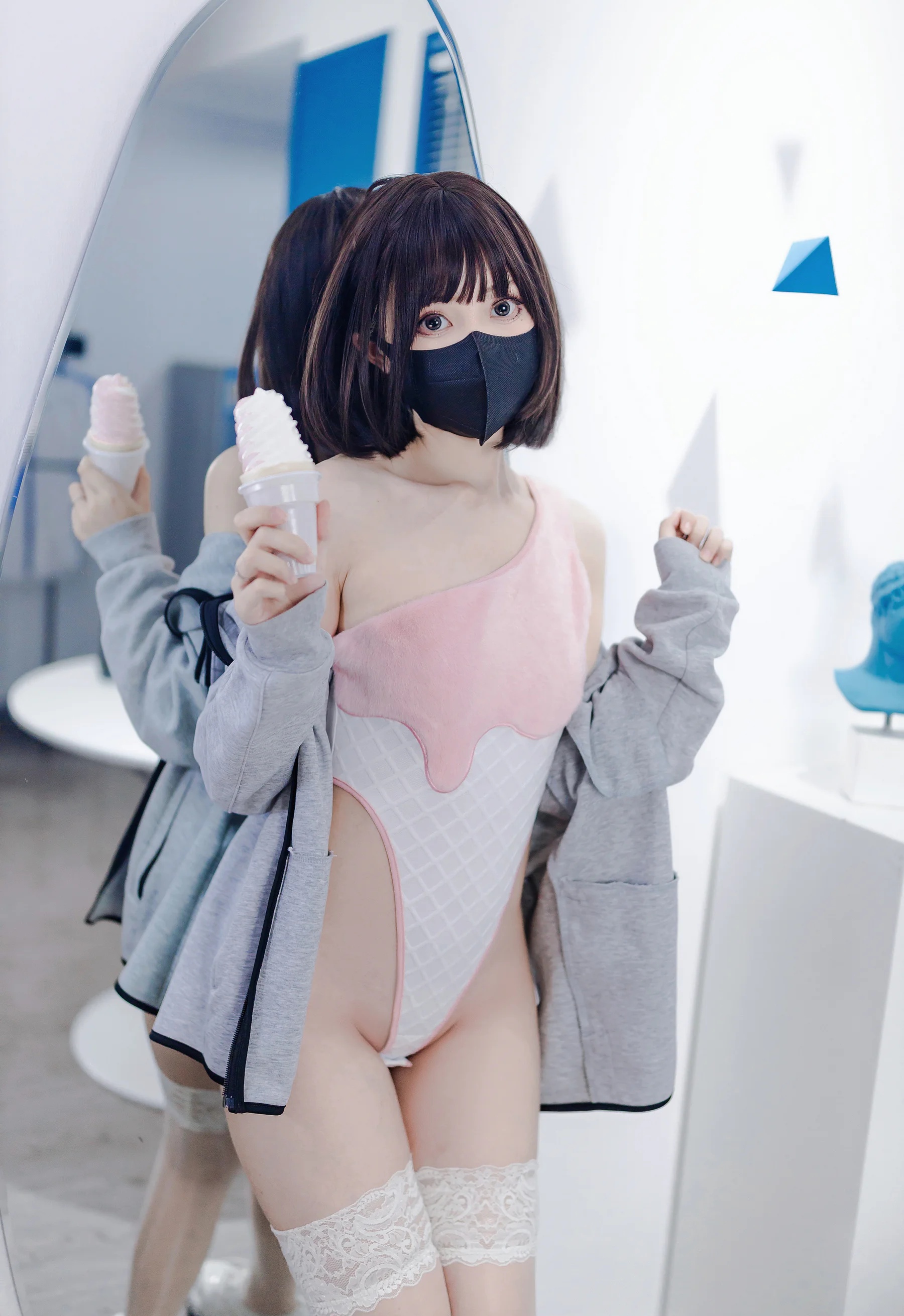 Coser美女_洛桑w伊梓_No.019 &ndash; 甜筒 主题写真 [40P]-看套图