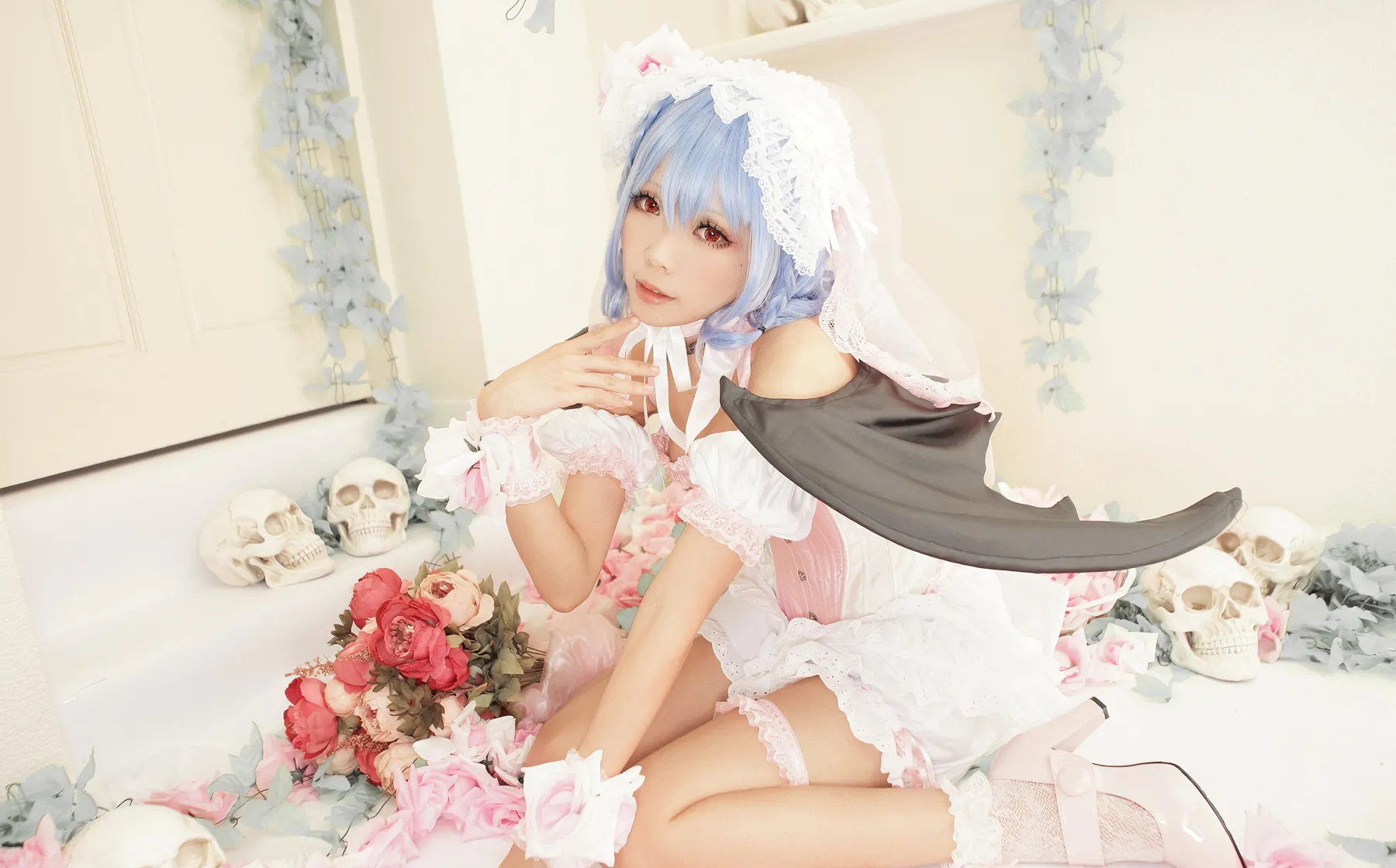 Coser妹子_ElyEE子_No.056 蕾米莉亚&middot;斯卡雷特 主题写真 [115P]Xiuren秀人写真高清美女套图写真下载-看套图看套图