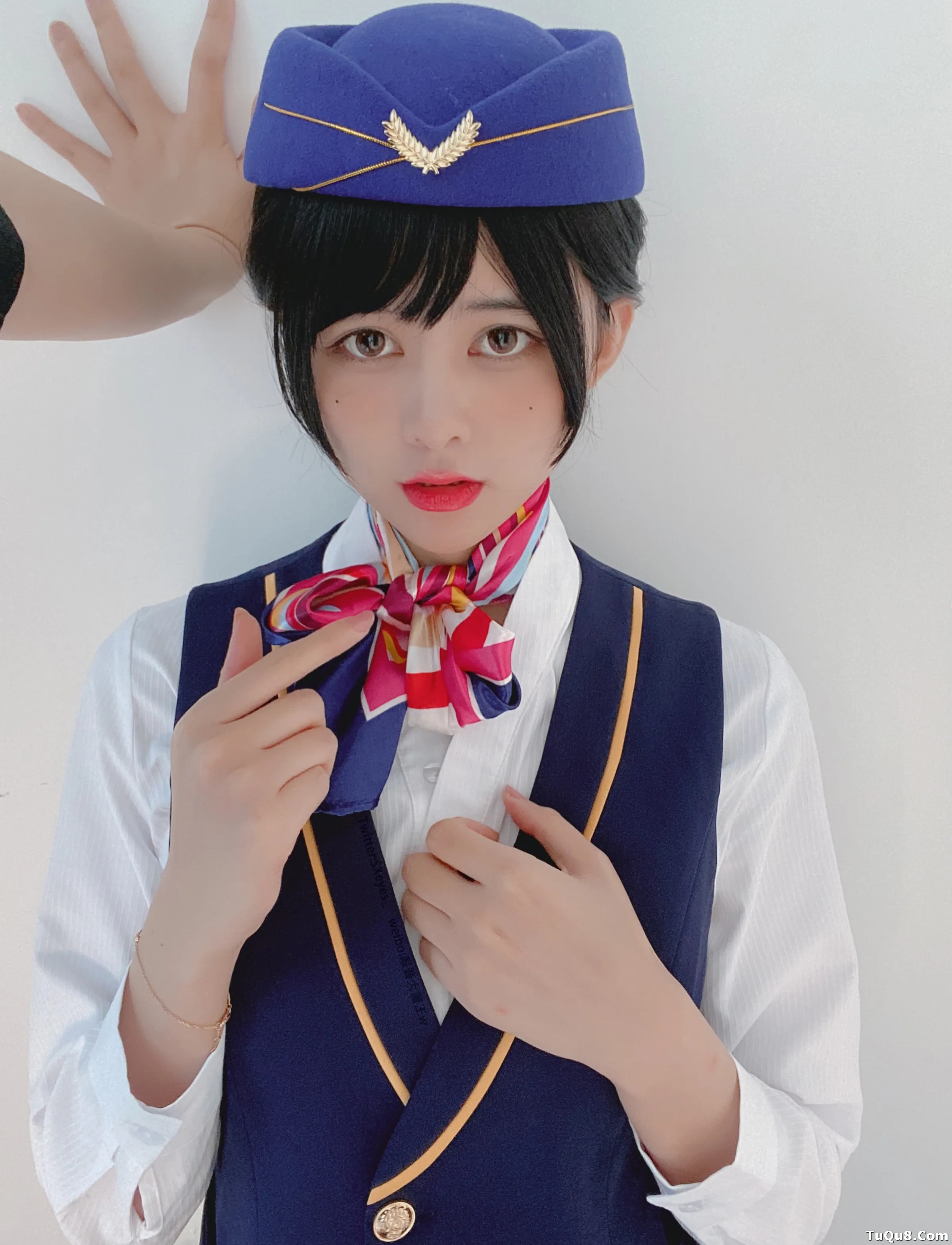 Coser美女_眼酱大魔王w_No.049 &ndash; 空姐肉丝 主题写真 [28P]Xiuren秀人写真高清美女套图写真下载-看套图看套图