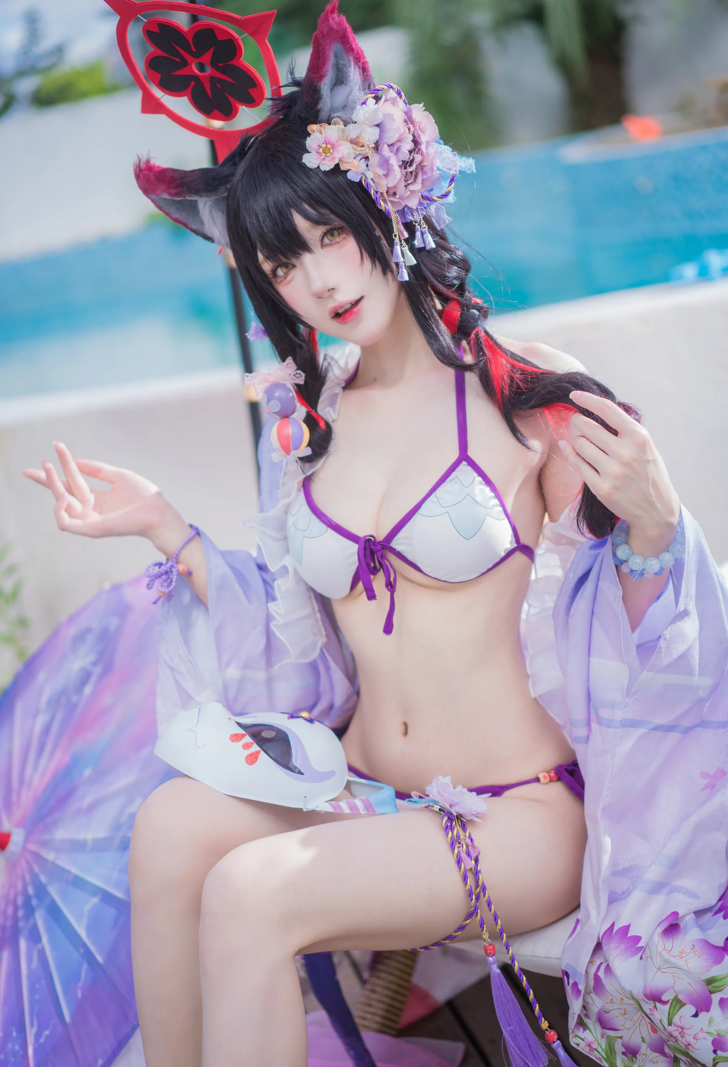 动漫博主_阿包也是兔娘_No.107 &ndash; 若藻水着 主题写真 [32P]Xiuren秀人写真高清美女套图写真下载-看套图看套图