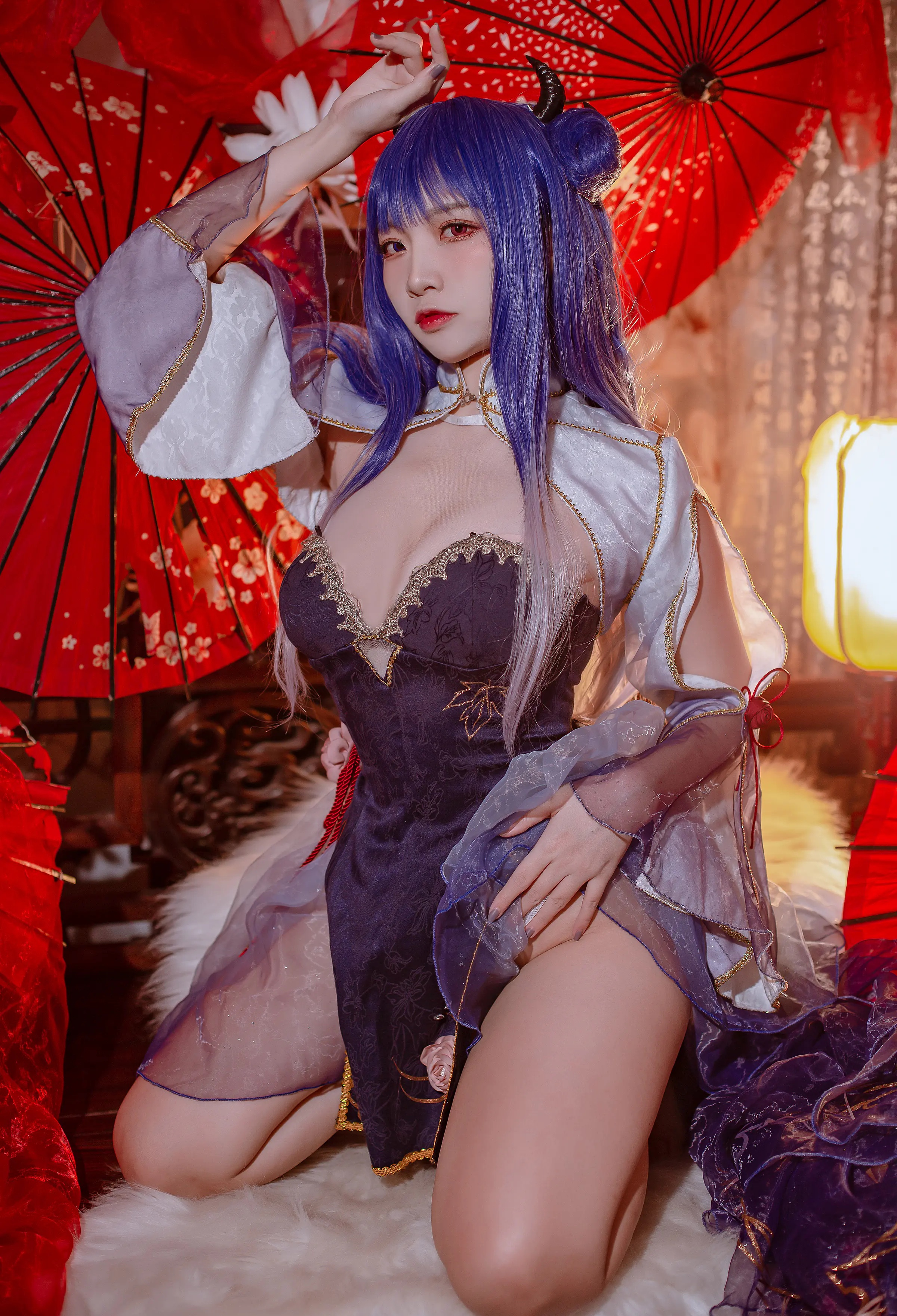 Coser美女_二佐nisa_No.123 &ndash; 碧蓝航线 伊吹旗袍 主题写真 [29P]Xiuren秀人写真高清美女套图写真下载-看套图看套图