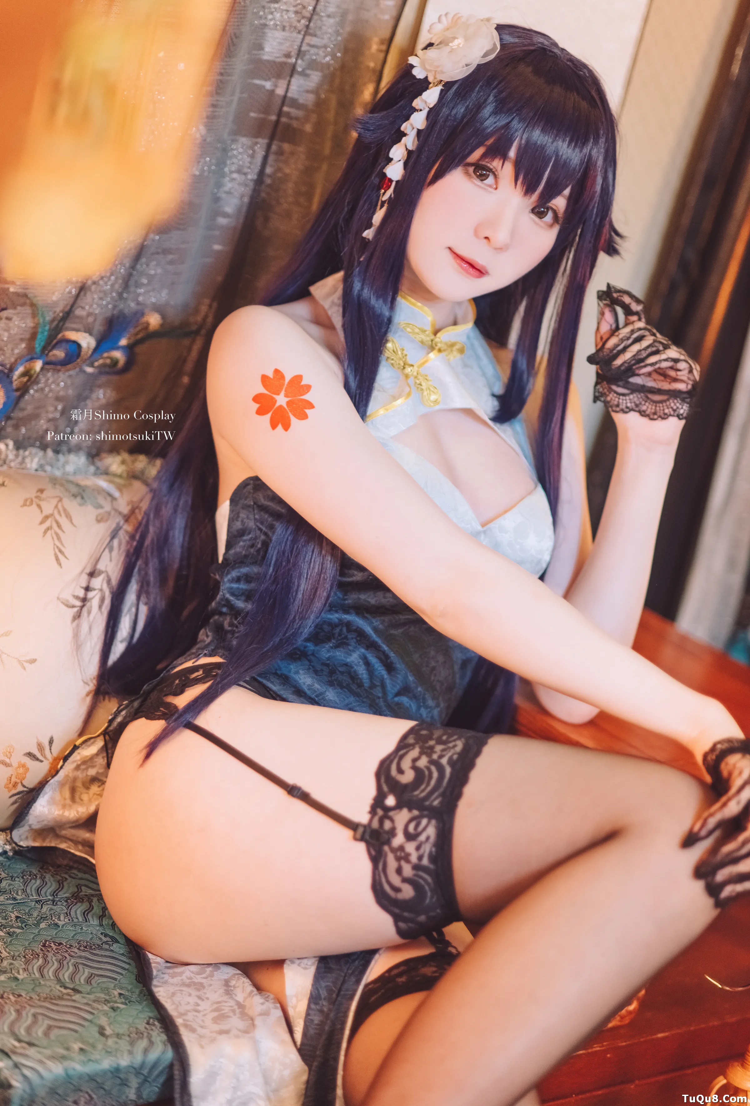 Coser美女_霜月shimo_No.047 &ndash; 碧蓝航线 吾妻旗袍 主题写真 [12P]Xiuren秀人写真高清美女套图写真下载-看套图看套图
