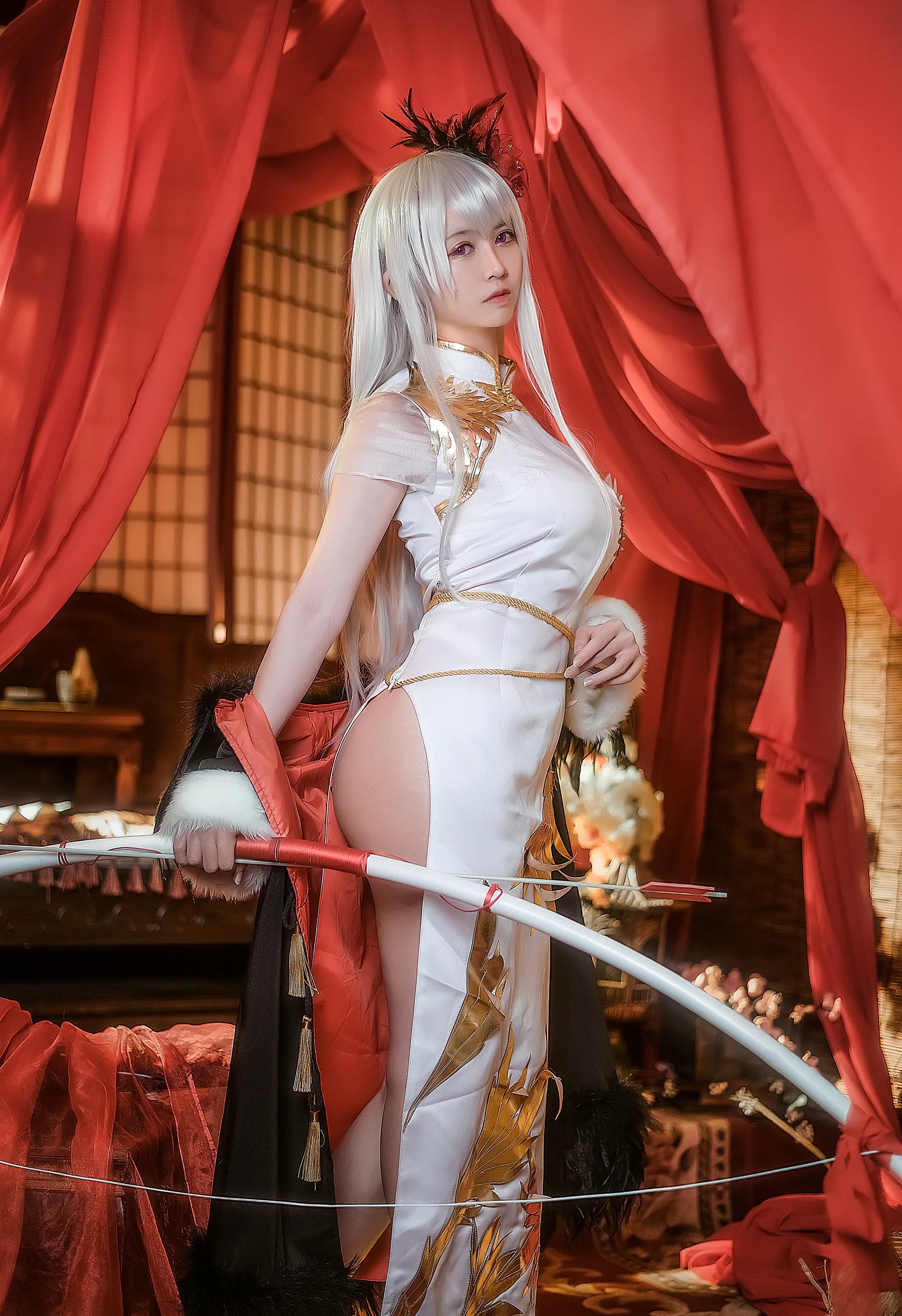 动漫博主_鳗鱼霏儿_No.046 碧蓝华裳 企业 主题写真 [11P]Xiuren秀人写真高清美女套图写真下载-看套图看套图
