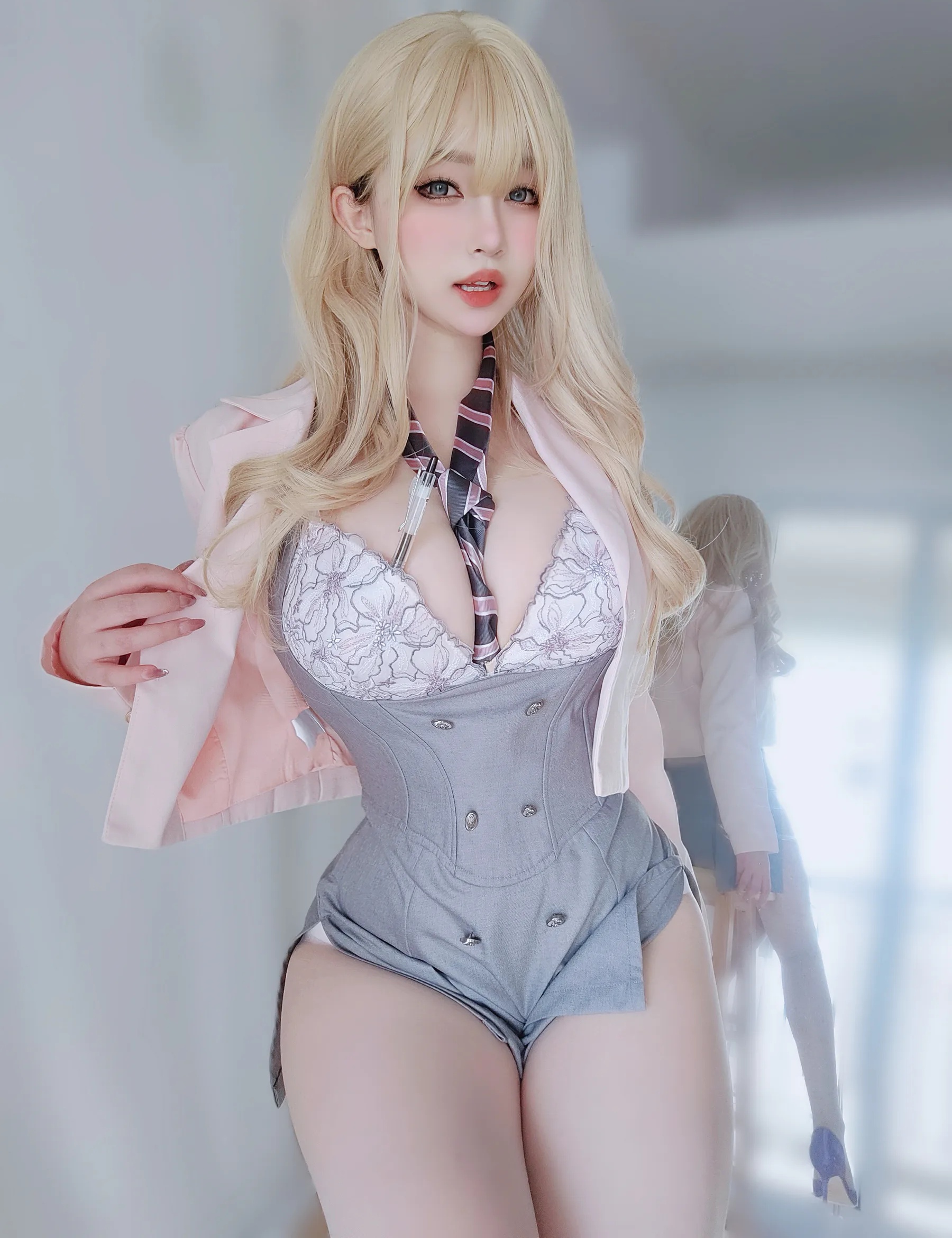 Coser美女_女主K_No.043 催眠傲娇的前辈 主题写真 [78P]Xiuren秀人写真高清美女套图写真下载-看套图看套图