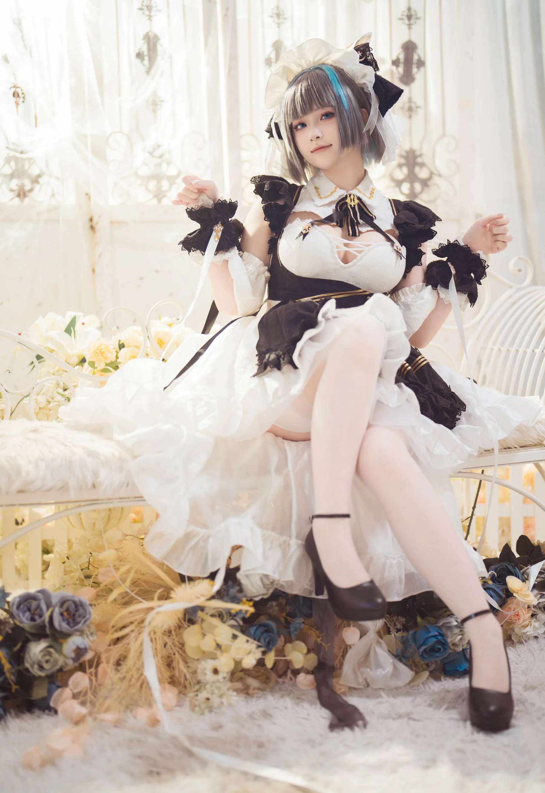 动漫博主_屿鱼Yukako_No.006 &ndash; 碧蓝航线 柴郡 主题写真 [54P]Xiuren秀人写真高清美女套图写真下载-看套图看套图