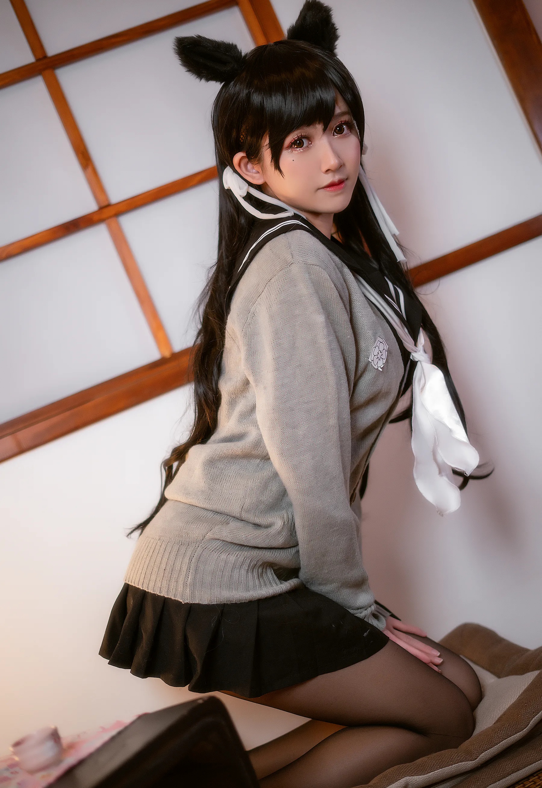 动漫博主_鳗鱼霏儿_No.041 碧蓝航线 校服 主题写真 [14P]-看套图