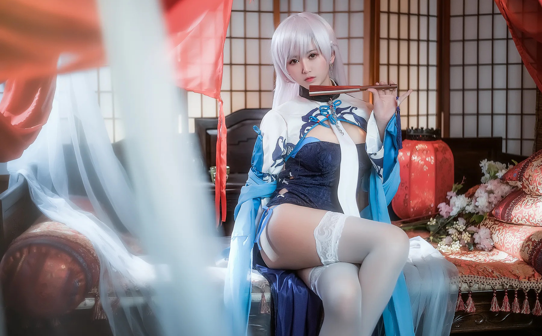 动漫博主_鳗鱼霏儿_No.042 碧蓝华裳 贝姐 主题写真 [11P]-看套图