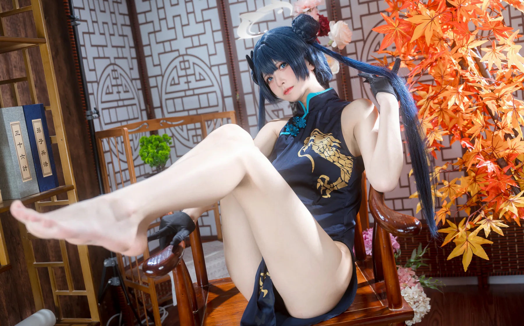 人气Coser美女_九柒喵_No.002 碧蓝档案 妃咲 主题写真 [28P]Xiuren秀人写真高清美女套图写真下载-看套图看套图