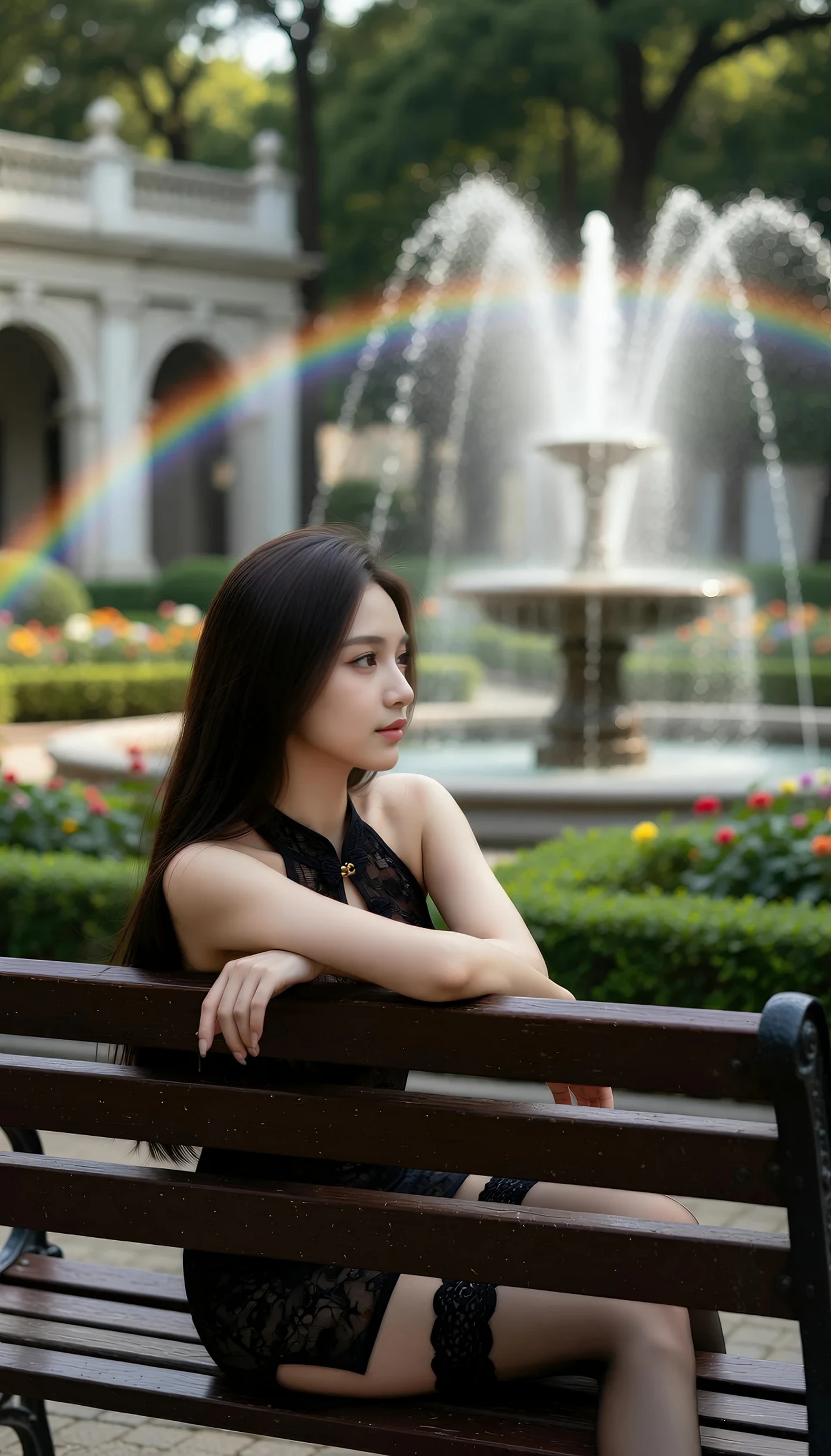 AIG美女_No.440_猫猫er_黑色情趣旗袍 [69+1P]Xiuren秀人写真高清美女套图写真下载-看套图看套图