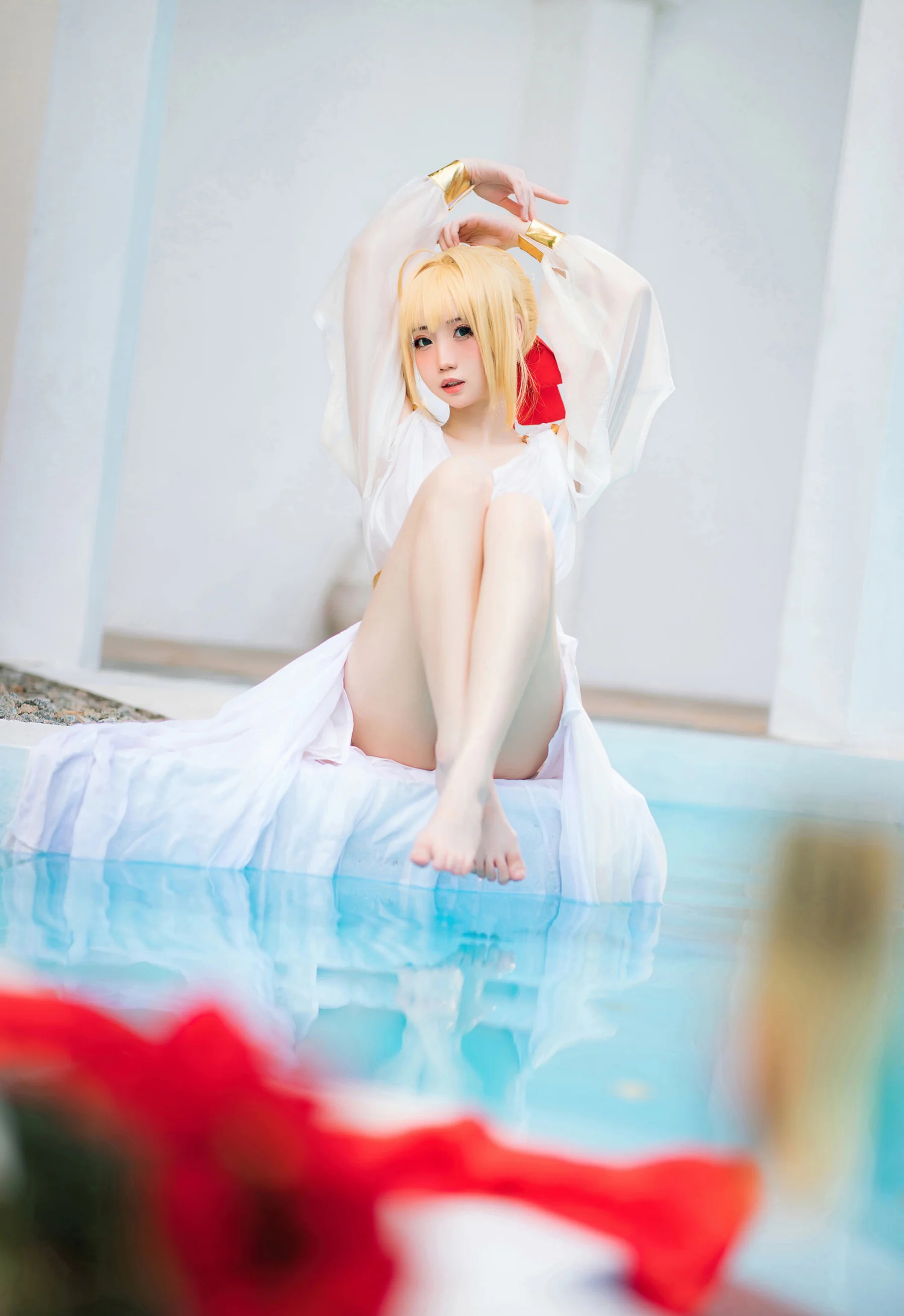 Coser美女_焖焖碳_No.047 &ndash; FGO 尼禄睡裙 主题写真 [27P]-看套图