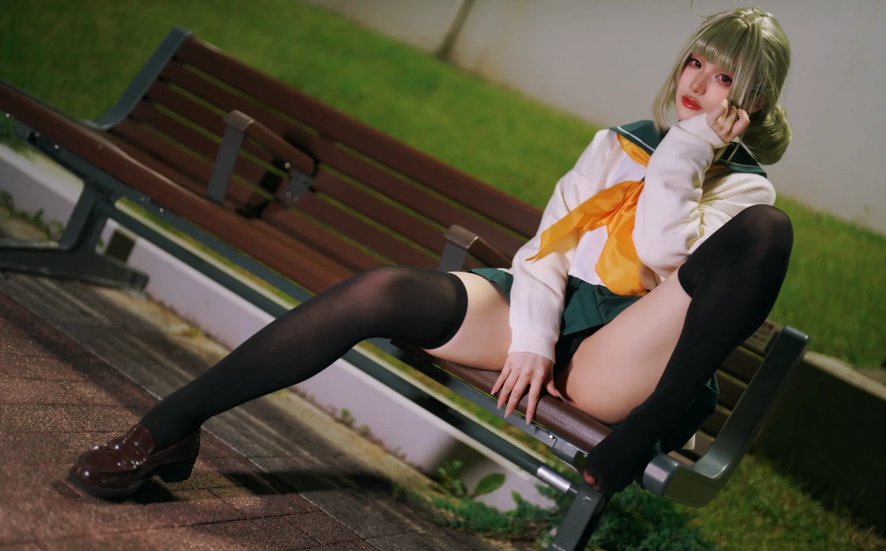 颜值博主_幼愛Youmeko_No.017 &ndash; 小琪舞JK制服 主题写真 [48P]Xiuren秀人写真高清美女套图写真下载-看套图看套图
