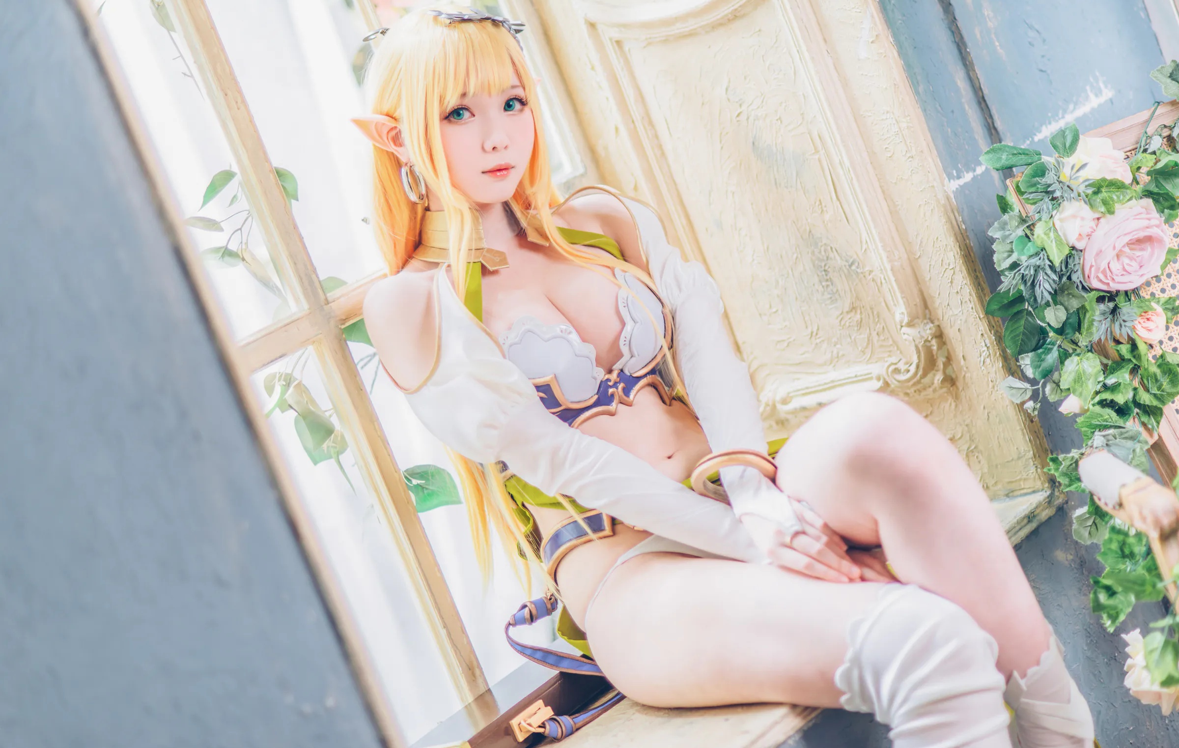 Coser美女_霜月shimo_No.071 &ndash; Elf Village 主题写真 [99P]Xiuren秀人写真高清美女套图写真下载-看套图看套图