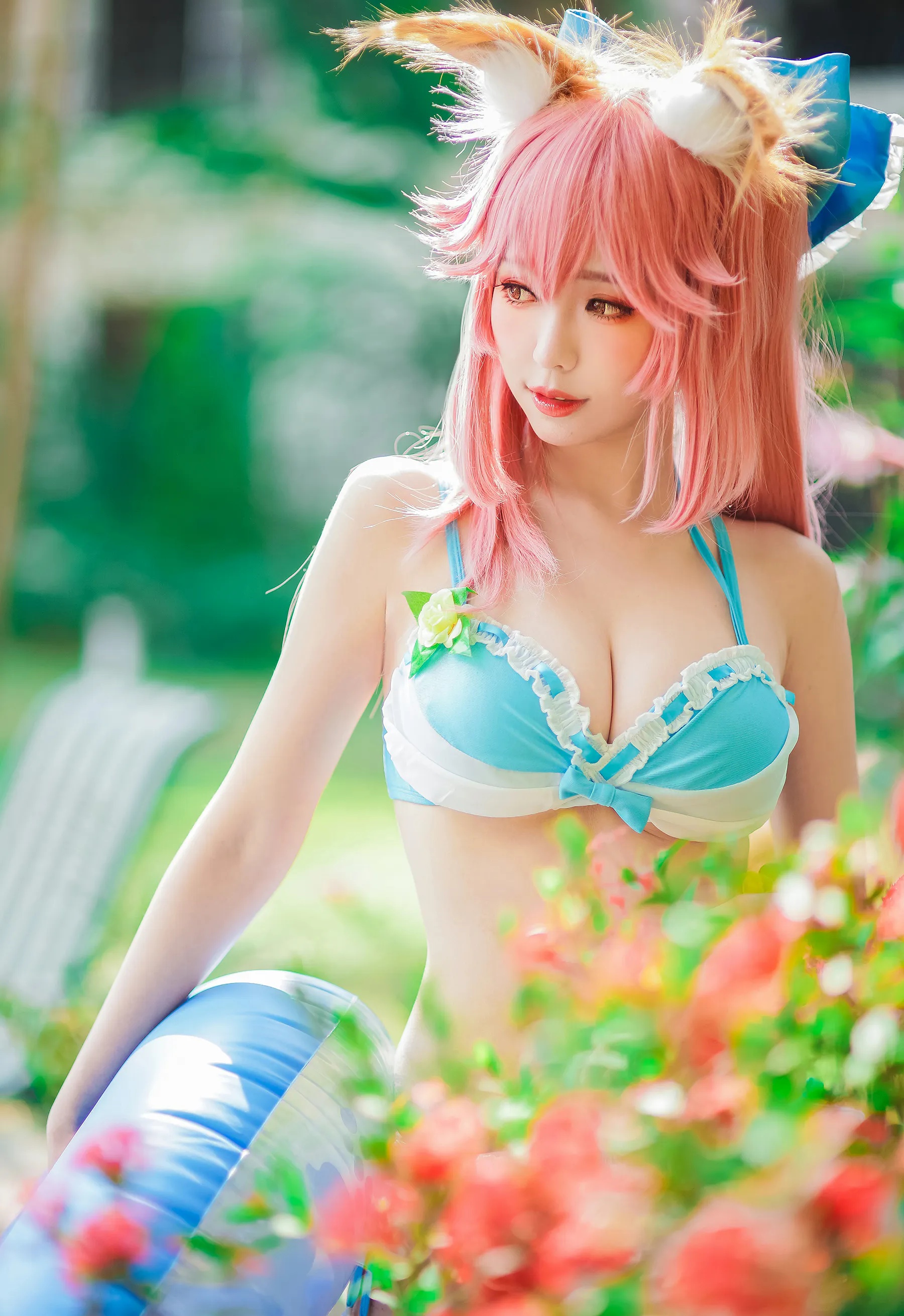 Coser妹子_ElyEE子_No.046 玉藻前-泳池 主题写真 [39P]Xiuren秀人写真高清美女套图写真下载-看套图看套图