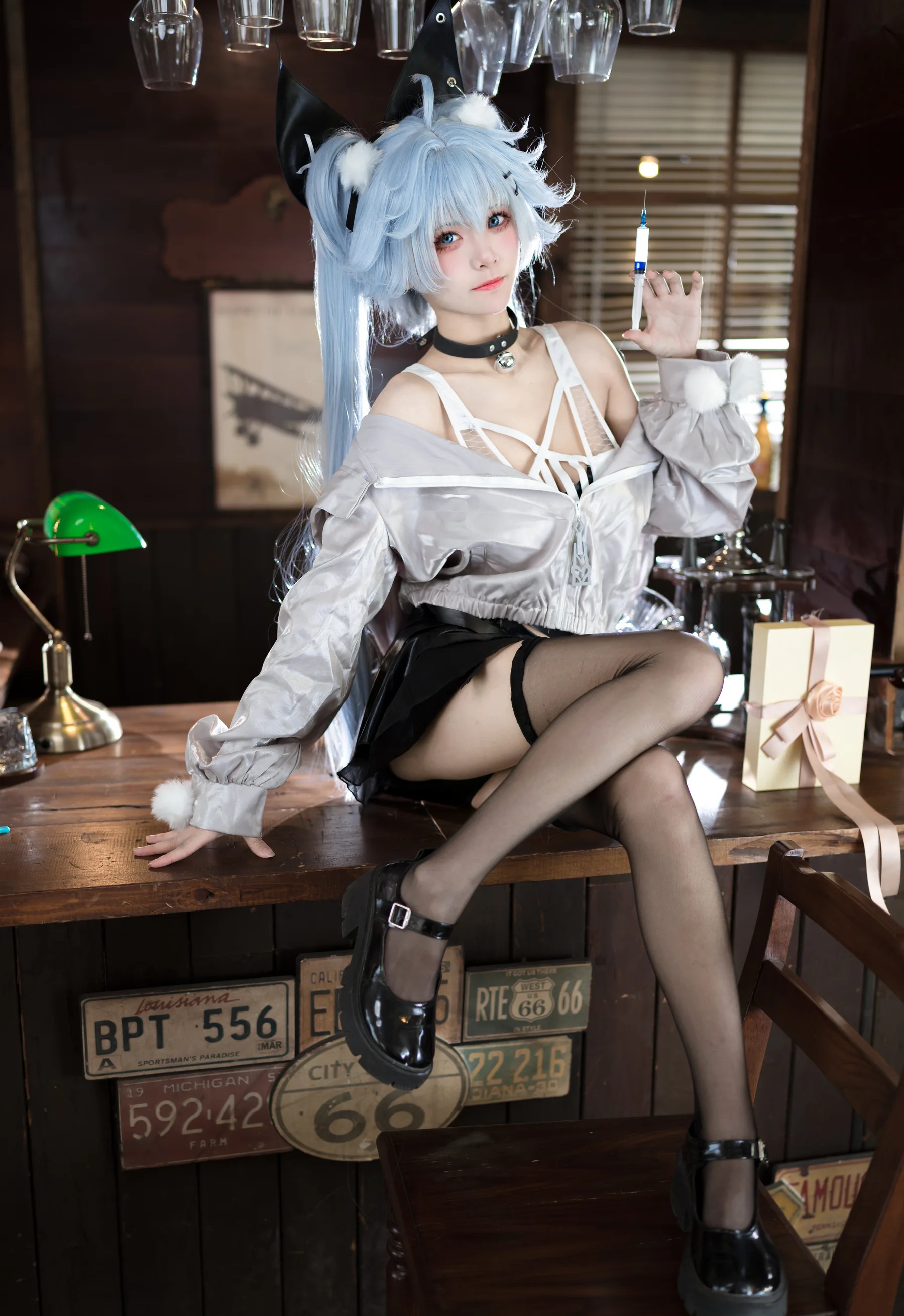 人气Coser美女_九柒喵_No.030 芙洛伦 药心 少女前线 [29P]-看套图